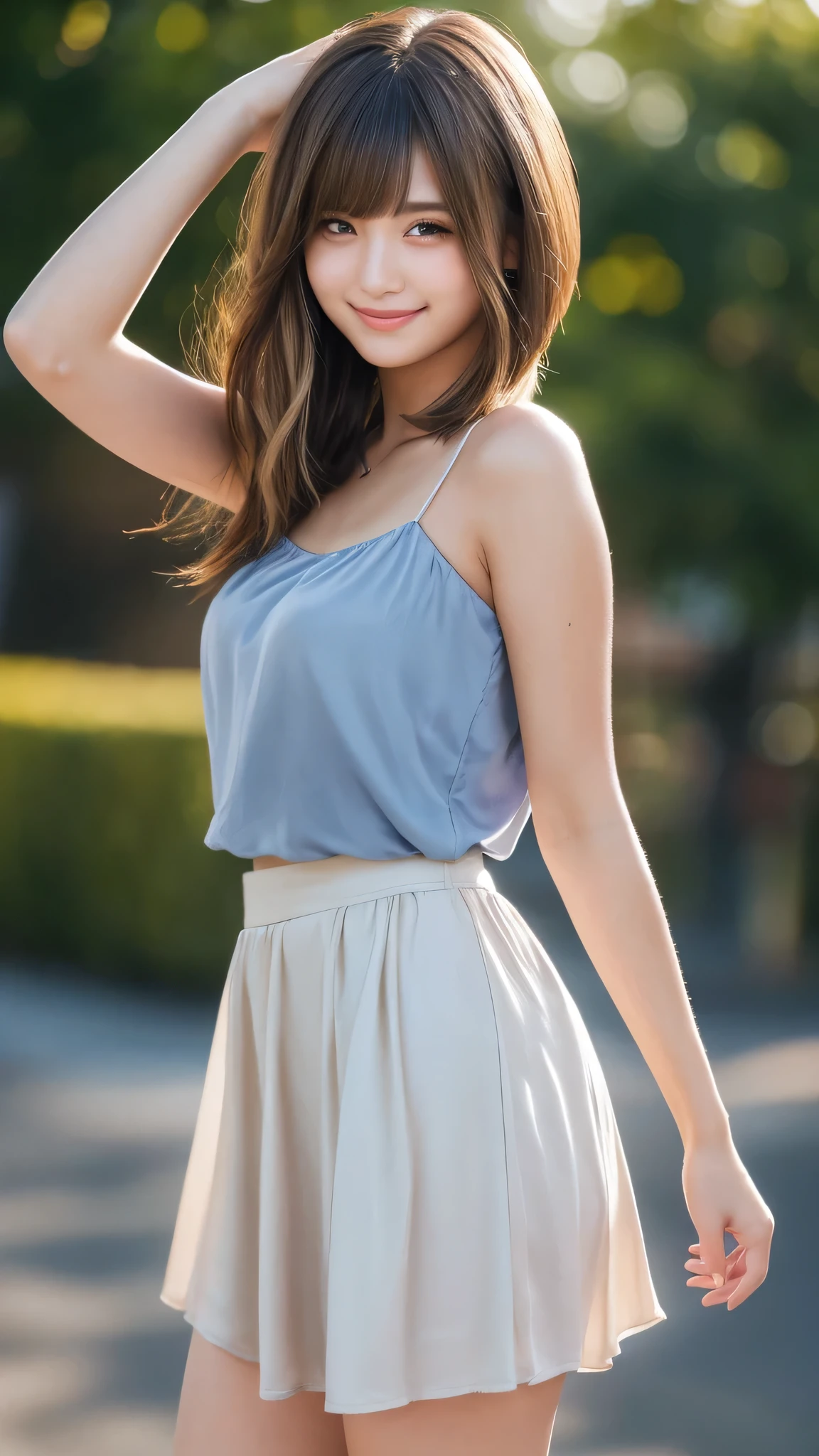 sweet girl, ja,flache Brust,Kawaii,(Quallenmädchen:1.2), Arms behind the back,Unterwasser,frilled dress,