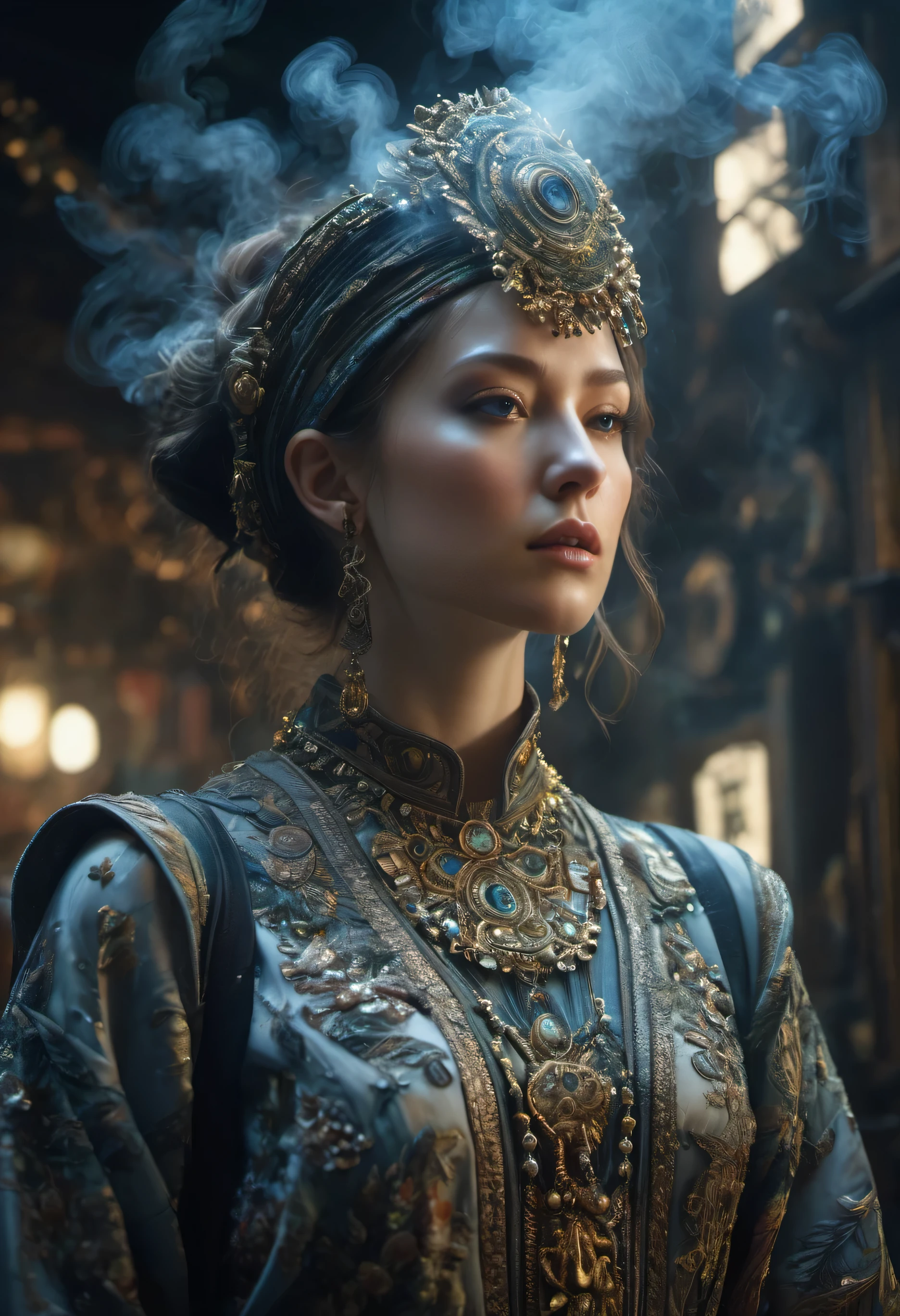 beautiful girl, personification of spring, floral embroidery, grunge, glass, dark botanical, each color and Pantone color of the year 2024, high detail, many details, glass and stone, intricate details, bohemian, elegant, aesthetic, mysticism, high quality, hyper-detailed, professional photo, filigree , super detail, hyperrealism, cinematic, 4k, epic Steven Spielberg movie still, sharp focus, emitting diodes, smoke, artillery, sparks, racks, system unit, motherboard, by pascal blanche rutkowski repin artstation hyperrealism painting concept art of detailed character design matte painting, 4 k resolution blade runner, Shot on a Hasselblad medium format camera with a 100mm lens. Unmistakable to a photograph. Cinematic lighting. Photographed by Tim Walker, –AR 4:5 –s 750 –niji 5 –v 5 –q2 -Shader’s --Post Processing --Post-Production --Cell Shading --Tone Mapping --CGI --VFX --SFX --insanely detailed and intricate --hyper maximalist --elegant --dynamic pose --photography --volumetric --ultra-detailed --intricate details --super detailed --ambient –uplight
