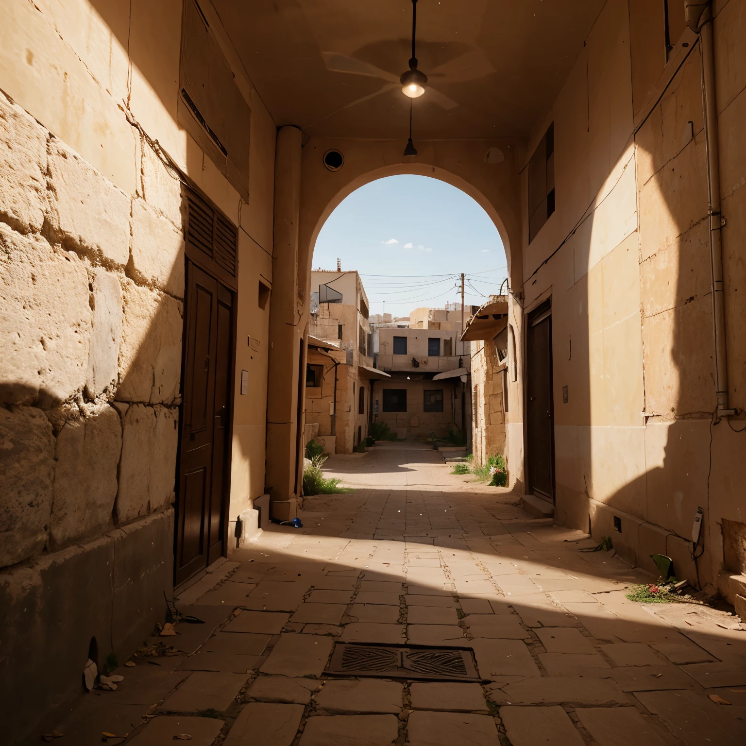 The town of Khirbet Ghazala in 2050