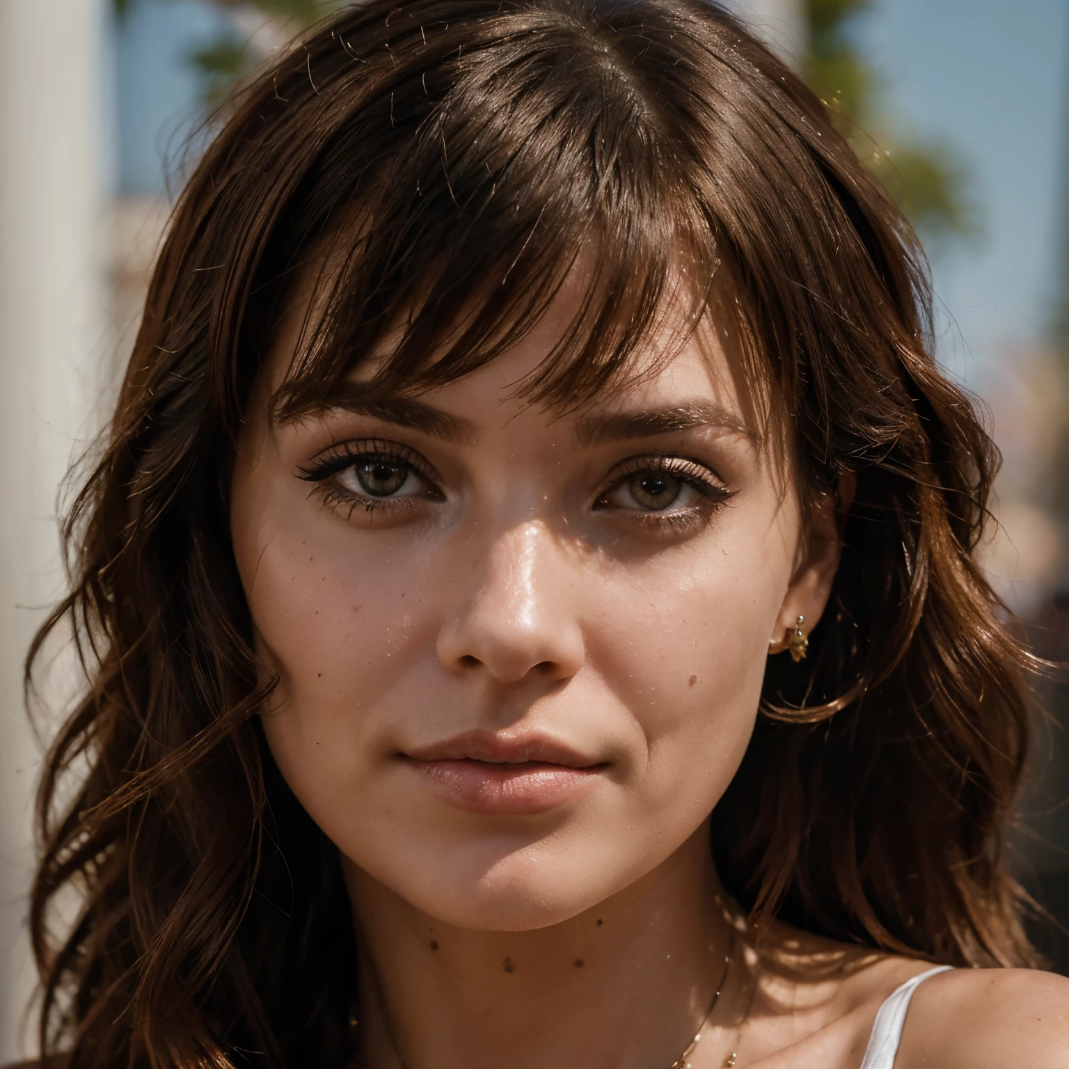 cinematic photo professional fashion close-up portrait photography of a beautiful (((ohwx woman))) at Suite during the day, Nikon Z9 . 35mm photograph, film, bokeh, professional, 4k, highly detailed