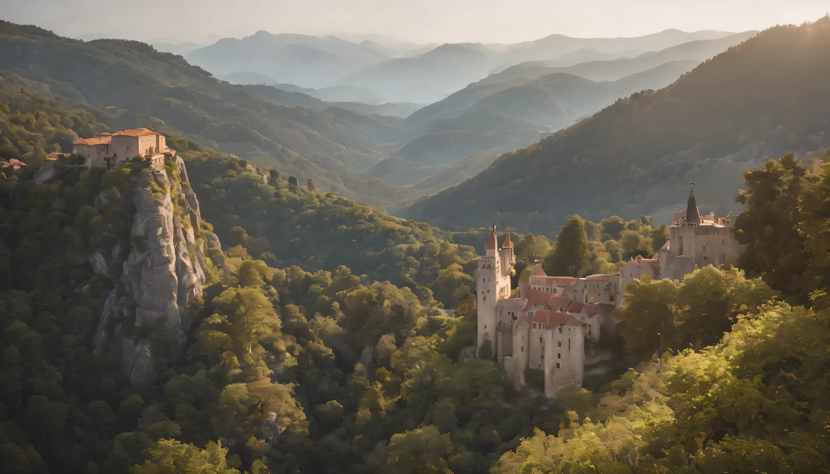 (Highly detailed CG Unity 8k wallpaper、masterpiece、highest quality、Super detailed)、(best lighting、best shadow、very delicate and beautiful)、highest quality、8k、Detailed facial depiction、masterpiece、highest quality、clear image quality、
mountains of sintra mountains々々and magnificent natural scenery。