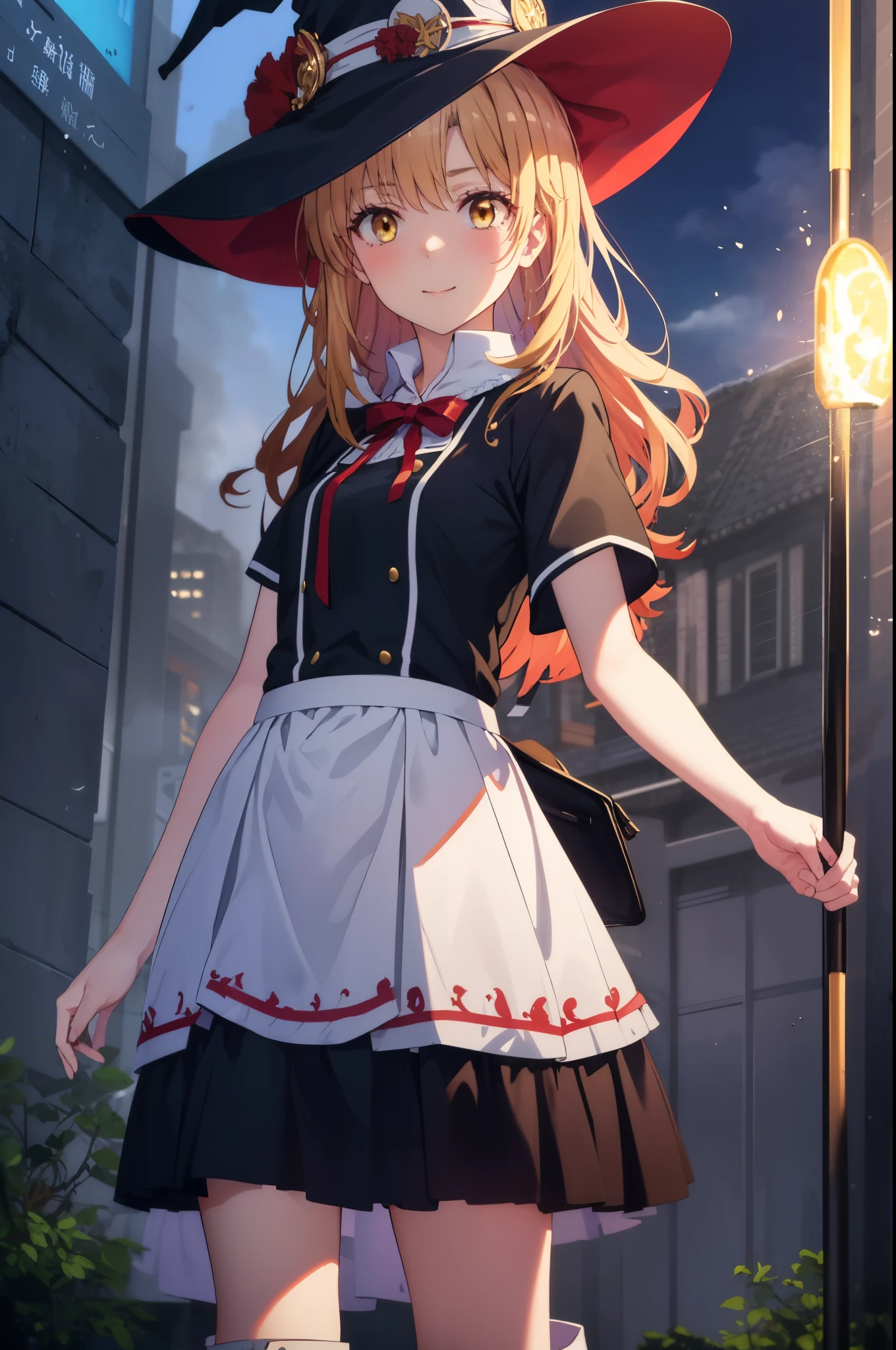 irohaisshiki, iroha isshiki, long hair, brown hair, (brown eyes:1.5), smile,witch hat,Witch Dress,long skirt,short boots,staff , holding staff, Magic with a long magic wand(thunder)is putting out,ability(thunder,)
"Witch's Covenant": 月明かりに照らされたforestに集まったWitch's Covenantを示す暗くて雰囲気のある画像, Surrounded by swirling mist、Cast spells under the watchful eye of the shining full moon,
break outdoors, forest,
break looking at viewer, (cowboy shot:1. 5)
break (masterpiece:1.2), highest quality, High resolution, unity 8k wallpaper, (figure:0.8), (detailed and beautiful eyes:1.6), highly detailed face, perfect lighting, Very detailed CG, (perfect hands, perfect anatomy),
