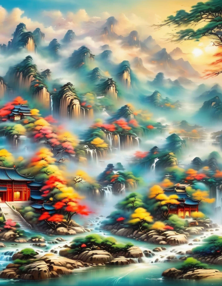 (best picture quality,8k,high resolution,masterpiece),super detailed,,Chinese landscape painting summer,Sunlight,Good boy,Kaneko的稻田,Kaneko,happiness,children'laughter,children在稻田里玩耍,Cicada chirping,Beautiful scenery,high dynamic range,ultra high definition,studio lighting,Ultra-fine,sharp focus,Physical rendering,extremely detailed description,main,bright colors,blurred background,Kaneko日出,peaceful,peaceful,Kanekoen light,prime time,nature,nature之美, ,minimalist,extreme details,unmatched details,Special effect、Realism and exquisite details,胶片颗粒和鲁Special effect果增加了图像的感和怀旧感。