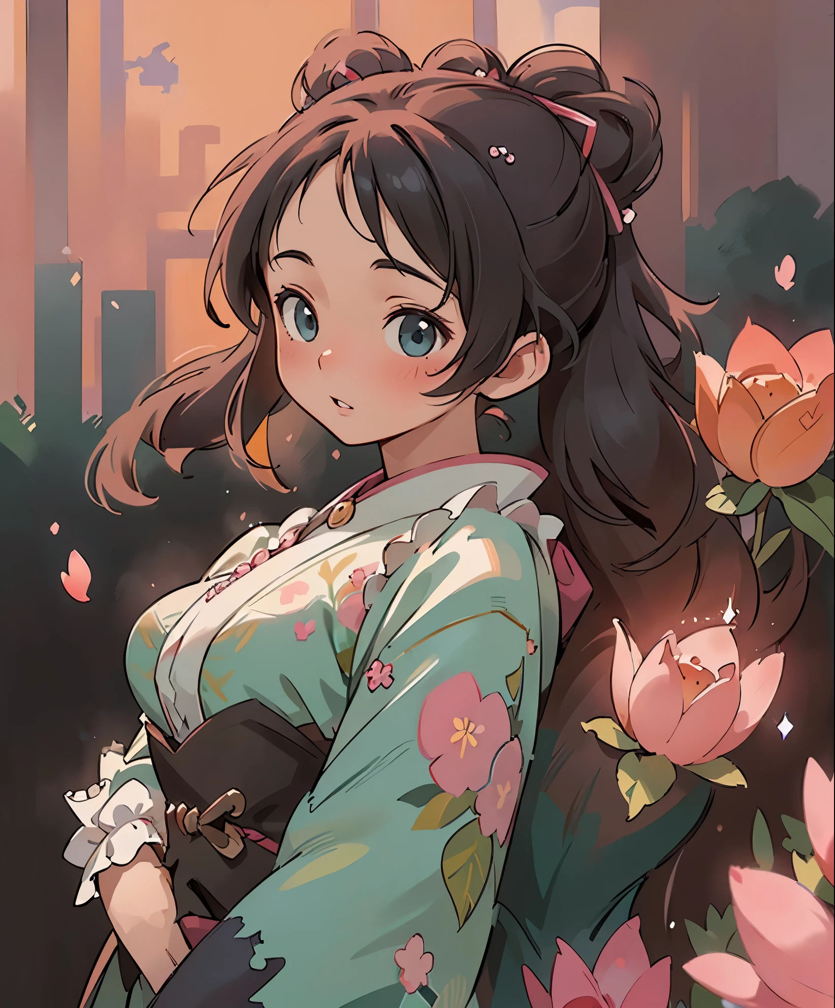 (masterpiece、highest quality、highest quality、official art、beautiful beautiful:1.2)、(1 girl:1.3)Hatsune Miku、twin tails,big breasts,this is、fascinatingパステル バブルガムとバラの庭園を舞台にしたリアルなファンタジー アートワークです。. Generate a proud woman with a very detailed face dressed in the billowing folds of a stunning French silk ballgown. The gentle face of a woman、 ((((very detailed, Equipped with realistic and soft functions, plump lips.)))) The ball gown is decorated with ruffles, sash, and take a bow、and delicately, but Complexly, hand embroidered bodice. The corset has a silk ribbon. A woman's beautiful eyes are beautifully expressed in every detail., realistic shading、Multiple colors、Features high resolution. The woman is in the eternal rose garden, each one beautifully formed and very detailed. These realistic roses are、Features a shimmering pink color, yellow, orange, And glowing red. the eternal rose、It is a deep red shade with hints and undertones of shimmering pink.。. check the woman's face, hair, and the eyes are perfect. important: Include interesting details like stars, Bubble, ((and glitter)). realism, high fantasy, quirky fantasy, fairy tale fantasy, fairy tale fantasy, fantasy details, fascinating, Bewitching, 8k, hire, CGI, digital painting, unity, unreal engine, (((masterpiece))), Complex, elegant, very detailed, majestic, digital photography, Artgerm、Ruan Jia、Art by Greg Rutkowski, (masterpiece, Beautiful detailed eyes: 1.2), HDR, realistic skin texture, (((1 female))), (((alone))), Include a very detailed face, very detailed顔, and interesting background.
