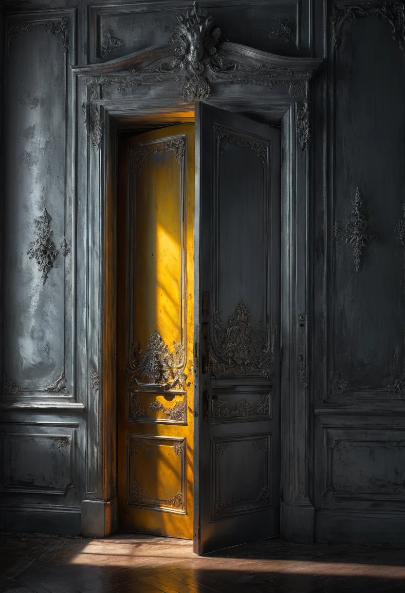 Capture the ethereal light and shadow in a stunning photograph with selective color details, revealing the hidden poetry of everyday objects, (best quality, masterpiece, Representative work, official art, Professional, Ultra intricate detailed, 8k:1.3)
