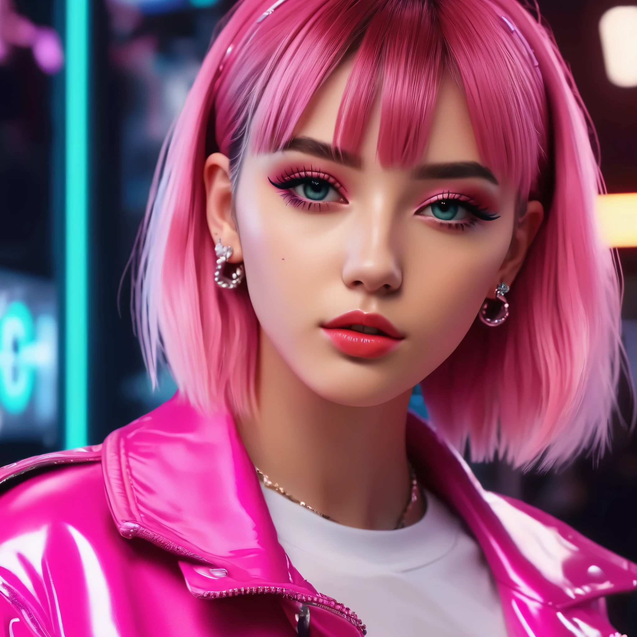 create an image demonstrating the style of ((E-Girl)) style, hyper realism, 8k high definition, vibrant colors, sharp focus, insanely detailed