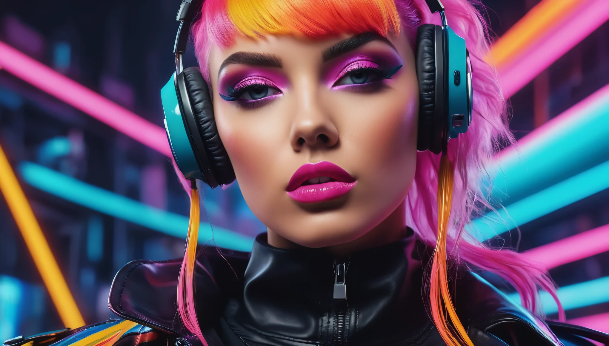 create an image demonstrating the style of ((ElectroPop 08)) style, hyper realism, 8k high definition, vibrant colors, sharp focus, insanely detailed