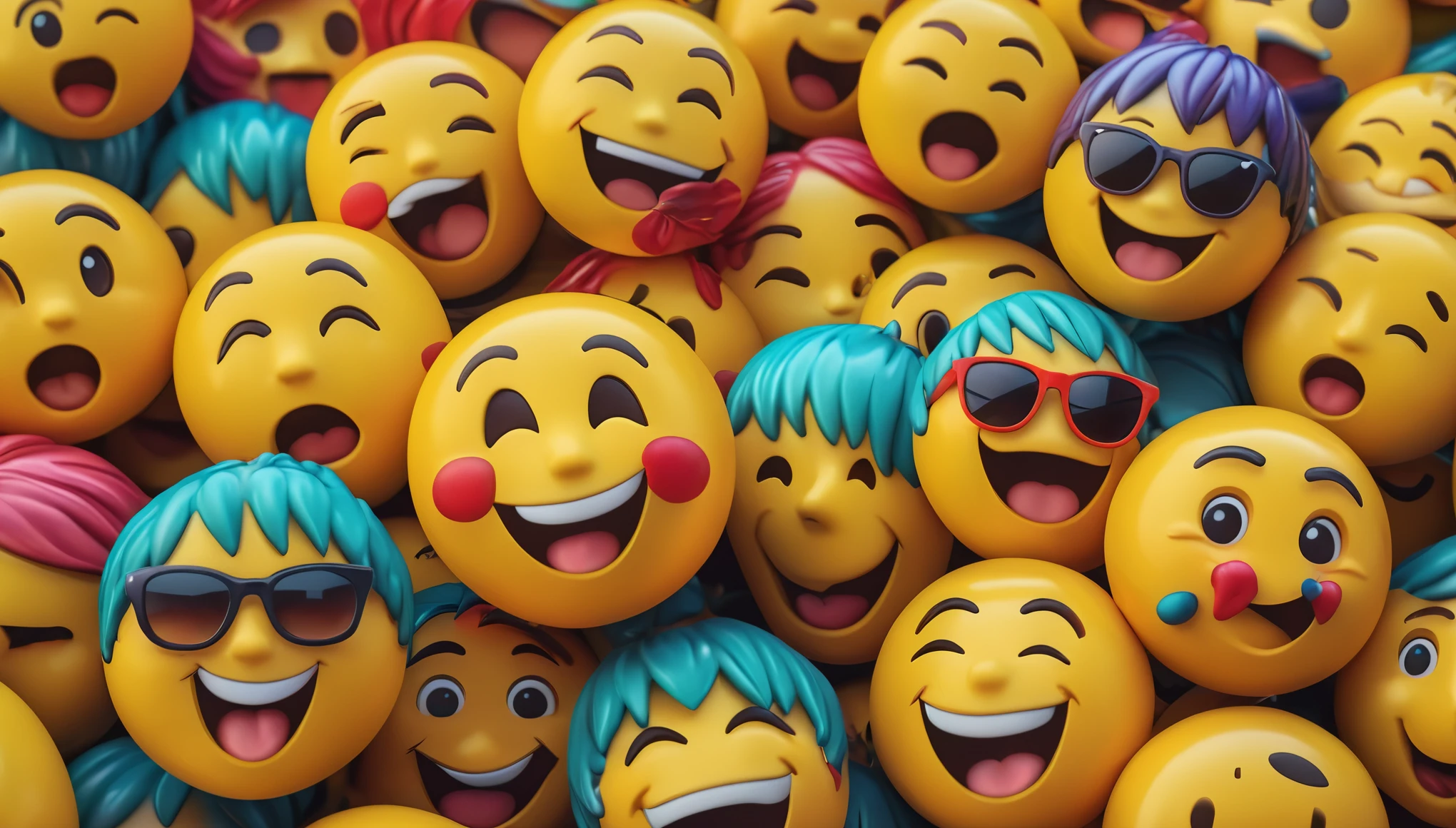 create an image demonstrating the style of ((Emoji)) style, hyper realism, 8k high definition, vibrant colors, sharp focus, insanely detailed