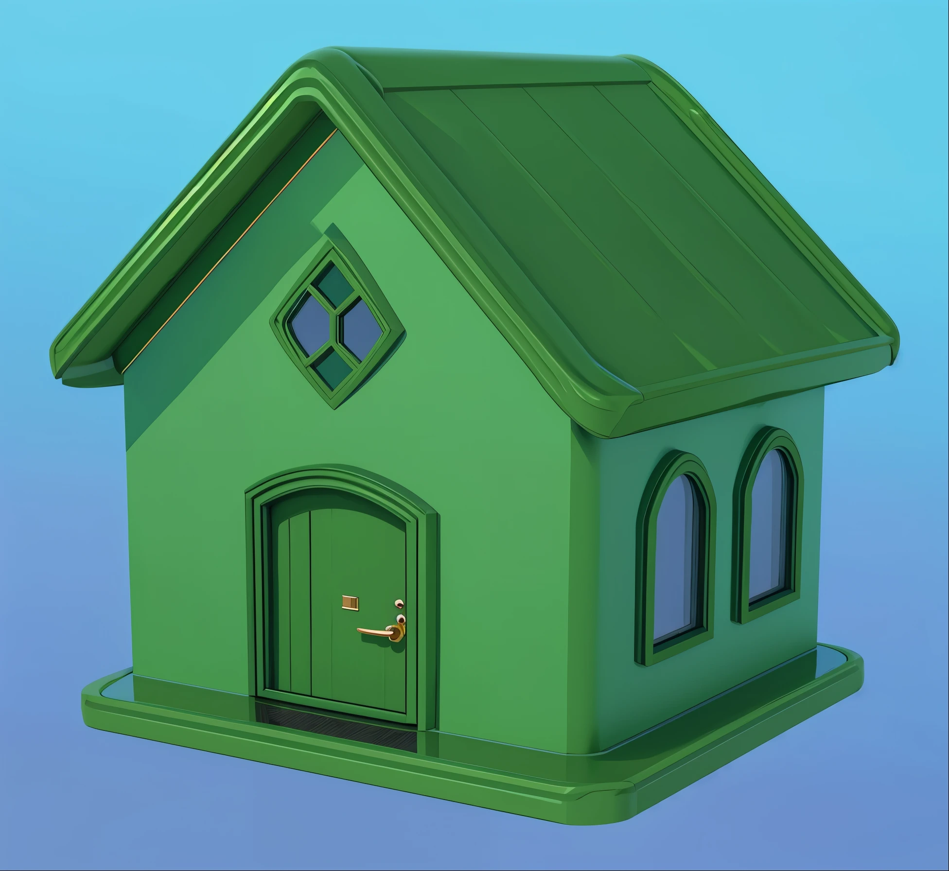 a close up of a green house with a green roof, rendered image, green house, house on background, house background, rendered illustration, depicted as a 3 d render, rendered art, a digital rendering, house illustration, rendered, 3d rendered, 3 d rendered, emerald, a green, bank, flat, digital image, stylized digital illustration