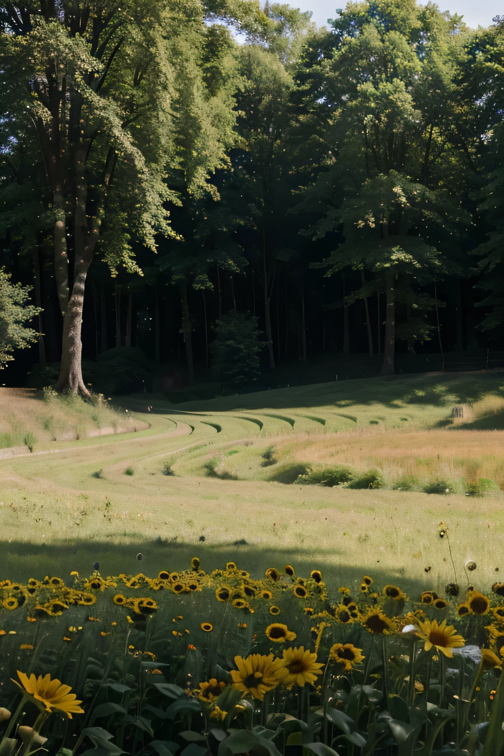 virtueller Hintergrund, Naturally, Fotorealistisch, wiede fields, summer, sonnig, sehen, offen, detailliert, uhd, 4k, Realistisch