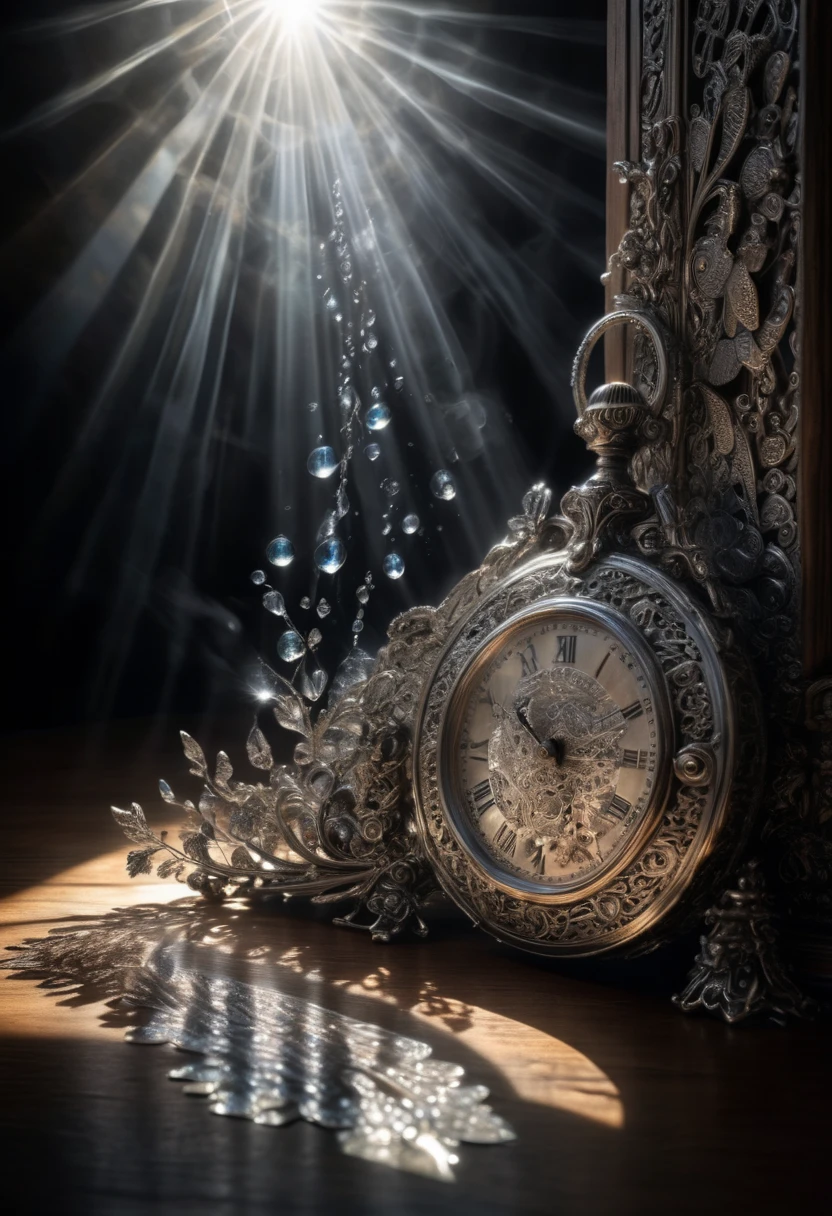 Capture the ethereal light and shadow in a stunning photograph with selective color details, revealing the hidden poetry of everyday objects, (best quality, masterpiece, Representative work, official art, Professional, Ultra intricate detailed, 8k:1.3)