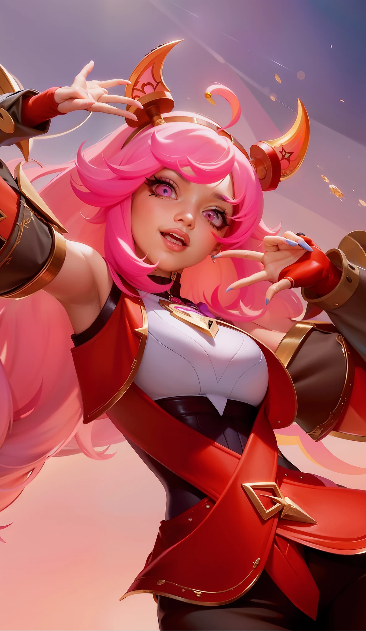 a close up of a woman with pink hair and a sword, style artgerm, extremely detailed artgerm, ! dream artgerm, artgerm lau, artgerm detailed, artgerm style, ig model | artgerm, artgerm', zenra taliyah, artgerm comic, artgerm. high detail