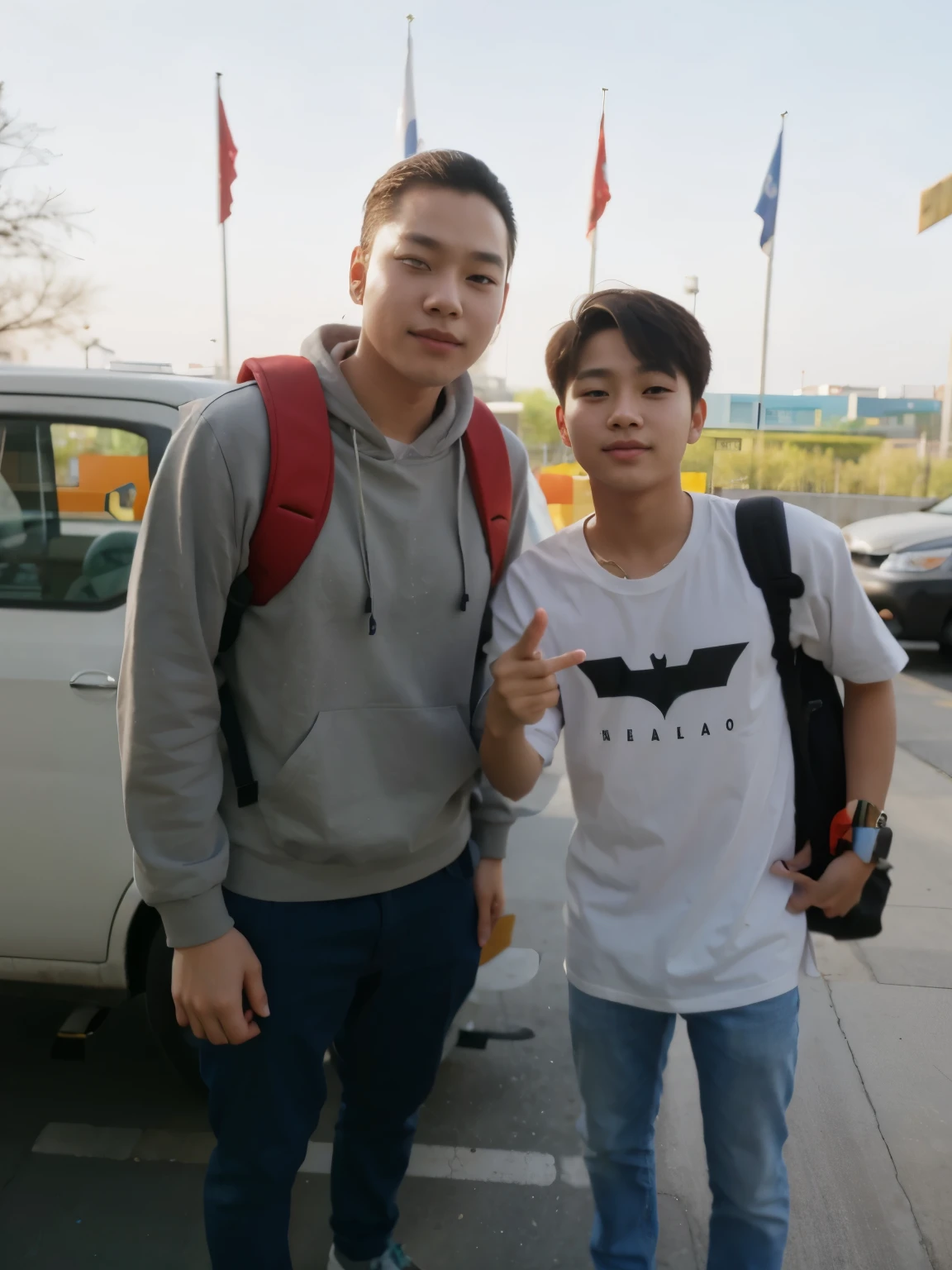 To cute South Korean boys age 15 years old.