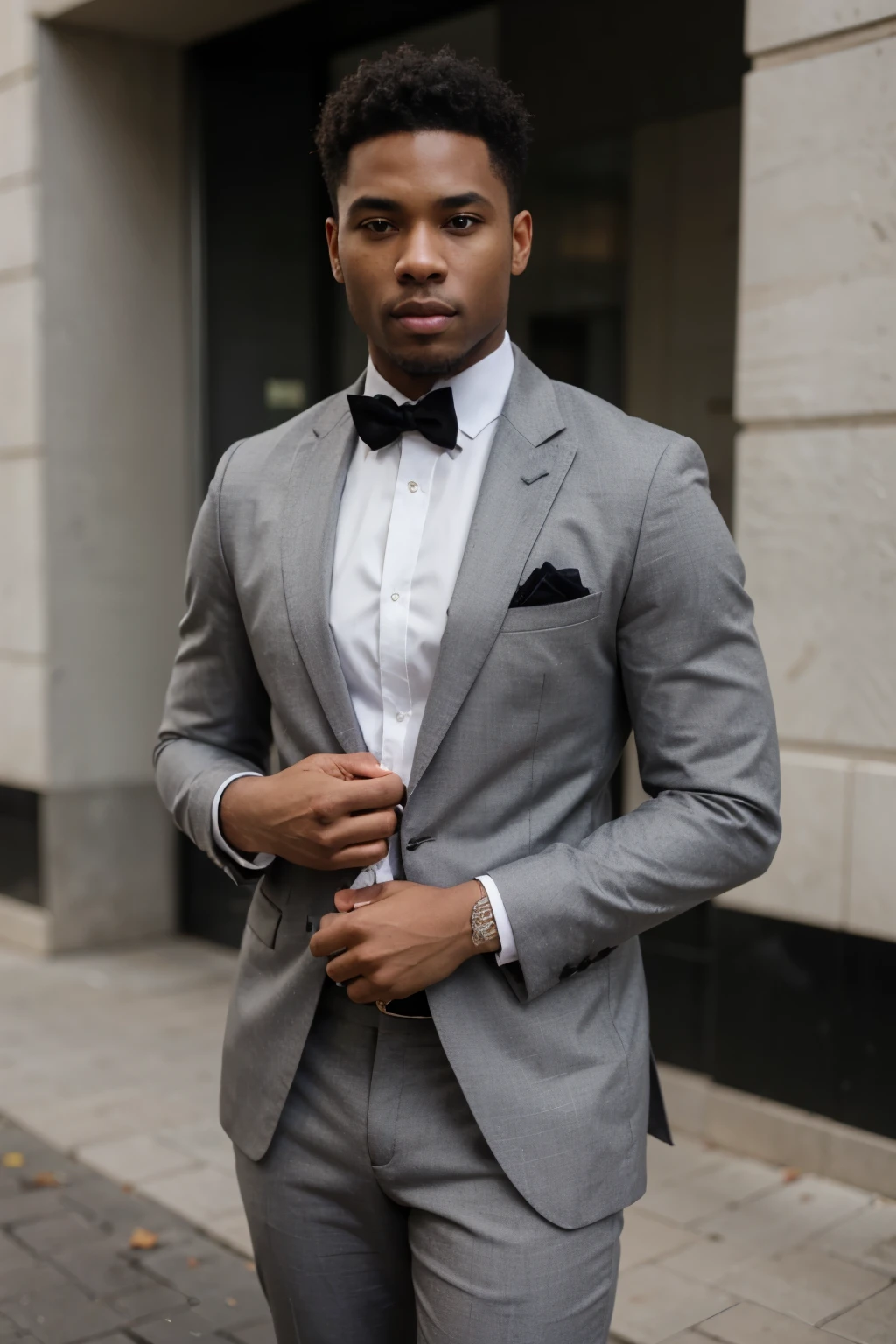 well-dressed black man