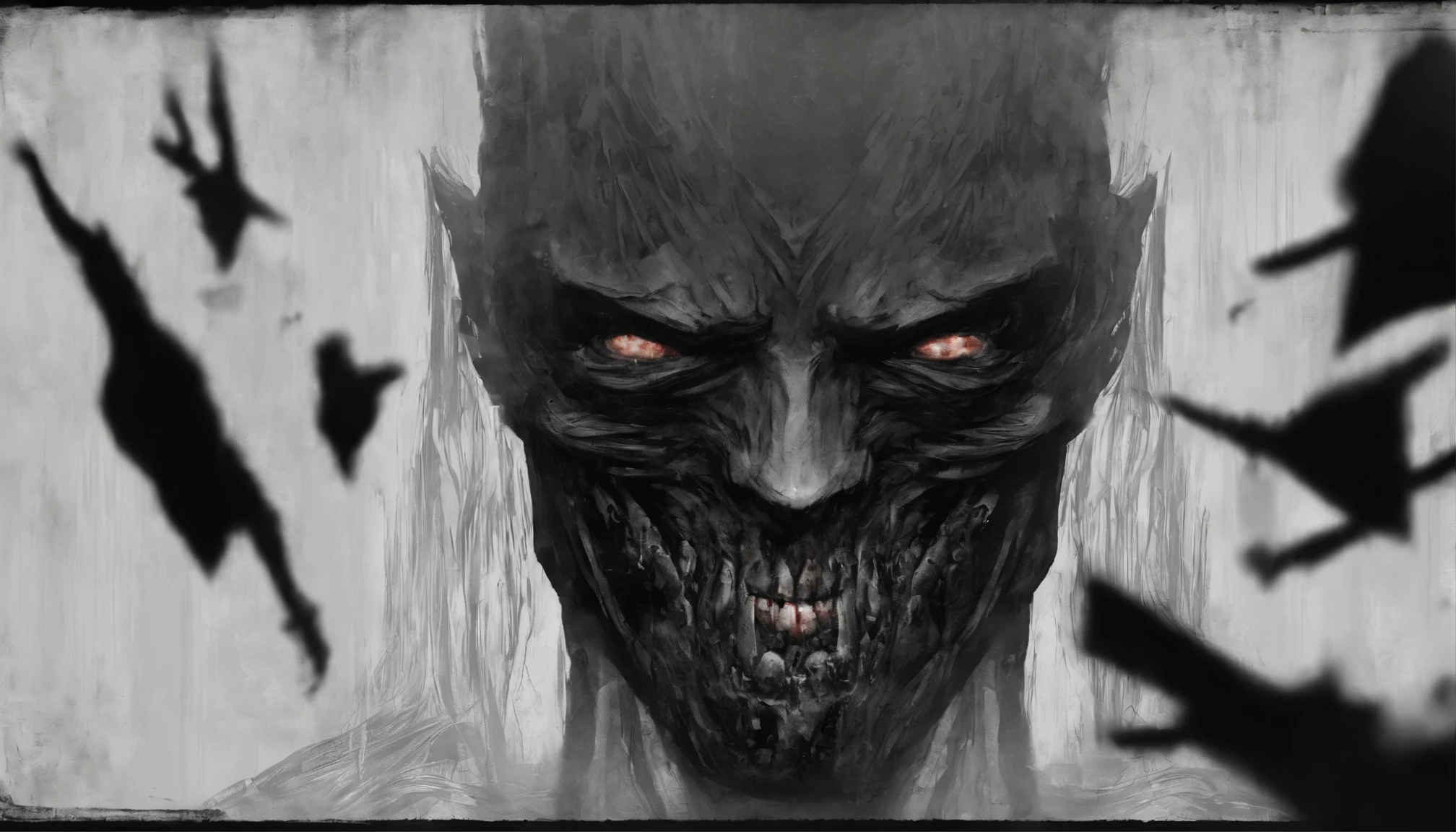 In the eerie, dimly lit halls of the abandoned hospital within "The Evil Within," Ruvik stands as a haunting specter of horror and malevolence. His once-human form is twisted and distorted, seemingly fused with the dark energies that permeate the nightmarish setting. Strands of matted, long black hair hang like tendrils around his sunken, ghastly face, concealing most of his features and giving him an almost ghostly aura.
His mismatched eyes are a disconcerting sight, one blue eye glistening with malevolence while the other glows with an unholy crimson light. These eyes, devoid of humanity, reveal the tortured soul of a man driven to madness by unfathomable horrors. Ruvik's hollow cheeks are accentuated by sharp, pointed cheekbones, further adding to his haunting and skeletal appearance.
Dressed in the remnants of what were once elegant clothes, his dark robe is tattered and dirtied, matching the decaying ambiance of the forsaken hospital. Clinging to his emaciated form, it seems to merge with the shadows themselves, allowing him to blend seamlessly into the darkness.
The hospital, now a realm of nightmarish visions and abominable experiments, serves as a chilling backdrop to Ruvik's terrifying presence. The flickering lights cast eerie shadows on the walls, and the cold, sterile corridors seem to whisper of unspeakable secrets. The air is thick with a sense of dread and foreboding, a reflection of the madness that ensnares Ruvik's fractured mind.
Within this nightmarish setting, Ruvik stands as an embodiment of horror, a haunting figure that embodies the twisted and malevolent forces at play in "The Evil Within." His appearance and the sinister hospital environment combine to create an atmosphere of unrelenting terror, immersing players in a world where reality and nightmare intertwine.