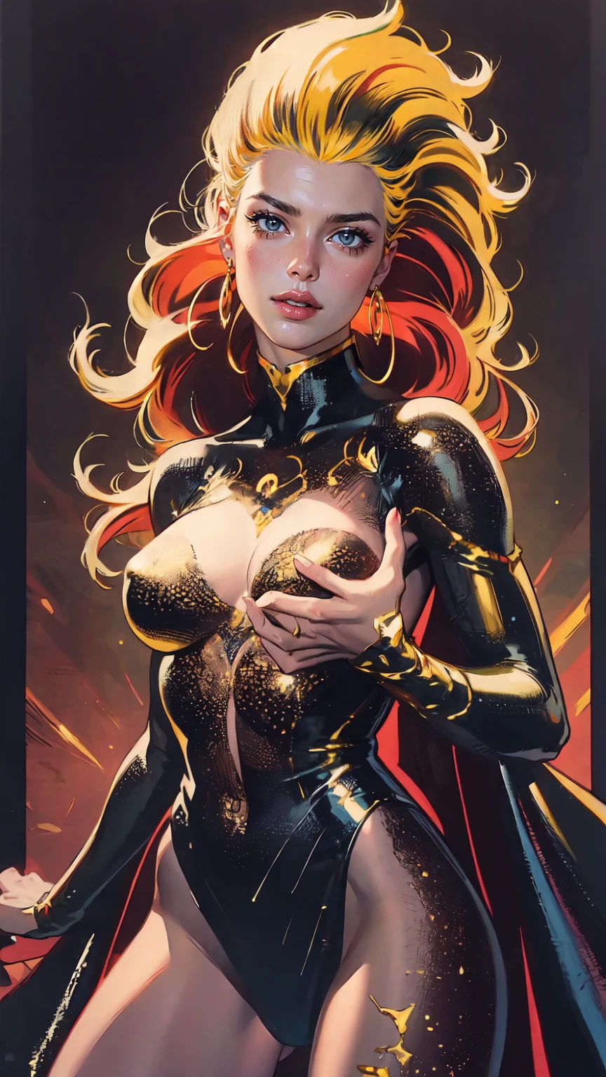 (best quality,4k,8k,highres,masterpiece:1.2),ultra-detailed,(realistic,photorealistic,photo-realistic:1.37),traditional oil painting,portrait,glowing colors,dramatic lighting,zodiac signs queen,beautiful detailed eyes,beautiful detailed lips,golden jewelry,dark flowing hair,crown,flowing gown with intricate patterns,celestial background,serene expression,regal pose,natural surroundings,majestic aura,subtle texture,vibrant hues,mystical atmosphere,ethereal beauty,symbolic elements,astrological symbols,cosmic energy.