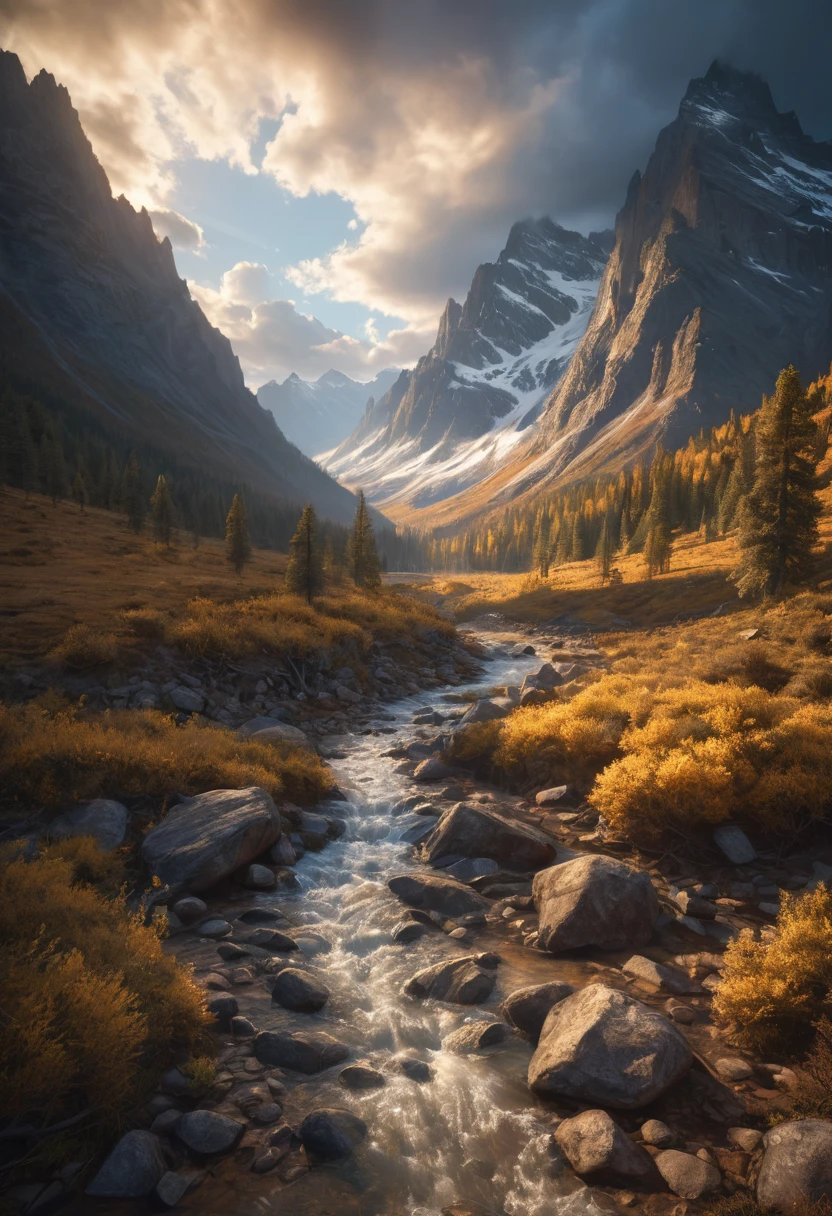 (Tyndall Effect:1.5), by Max_Rive and Ryan_Dyar, lens halo, best quality, masterpiece, Representative work, official art, Professional, Ultra intricate detailed, 8k
