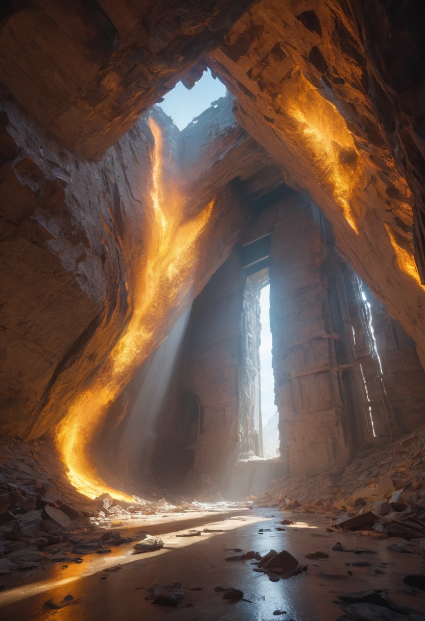 (Tyndall Effect:1.5), by Ryan_Dyar, octane render, kodak style, best quality, masterpiece, Representative work, official art, Professional, Ultra intricate detailed, 8k