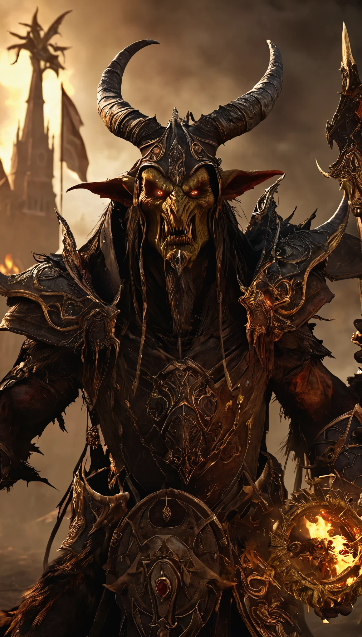 Plague Fiends - Otherworldly blight demons summoned from pestilent realms to spread corruption and decay., Fantasy Race, Fantasy races, new race, fantasy world, hd, 4k, high resolution