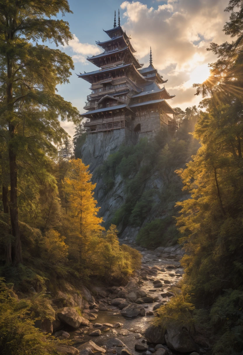 (Tyndall Effect:1.5), by Mamiya, best quality, masterpiece, Representative work, official art, Professional, Ultra intricate detailed, 8k