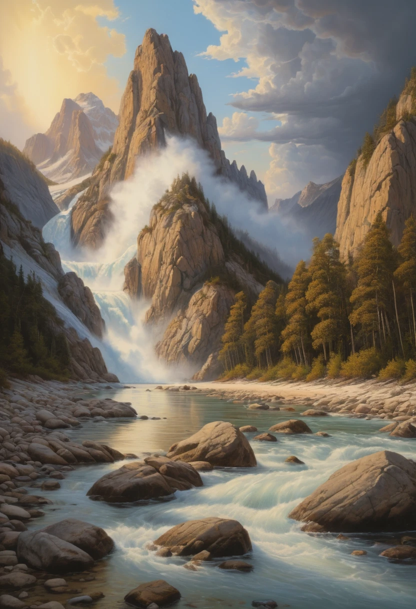 (Tyndall Effect:1.5), by Mamiya, best quality, masterpiece, Representative work, official art, Professional, Ultra intricate detailed, 8k