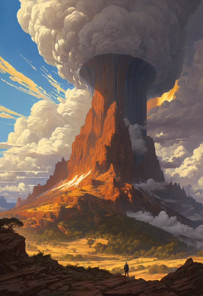 (Tyndall Effect:1.5), by Noah Bradley, best quality, masterpiece, Representative work, official art, Professional, Ultra intricate detailed, 8k