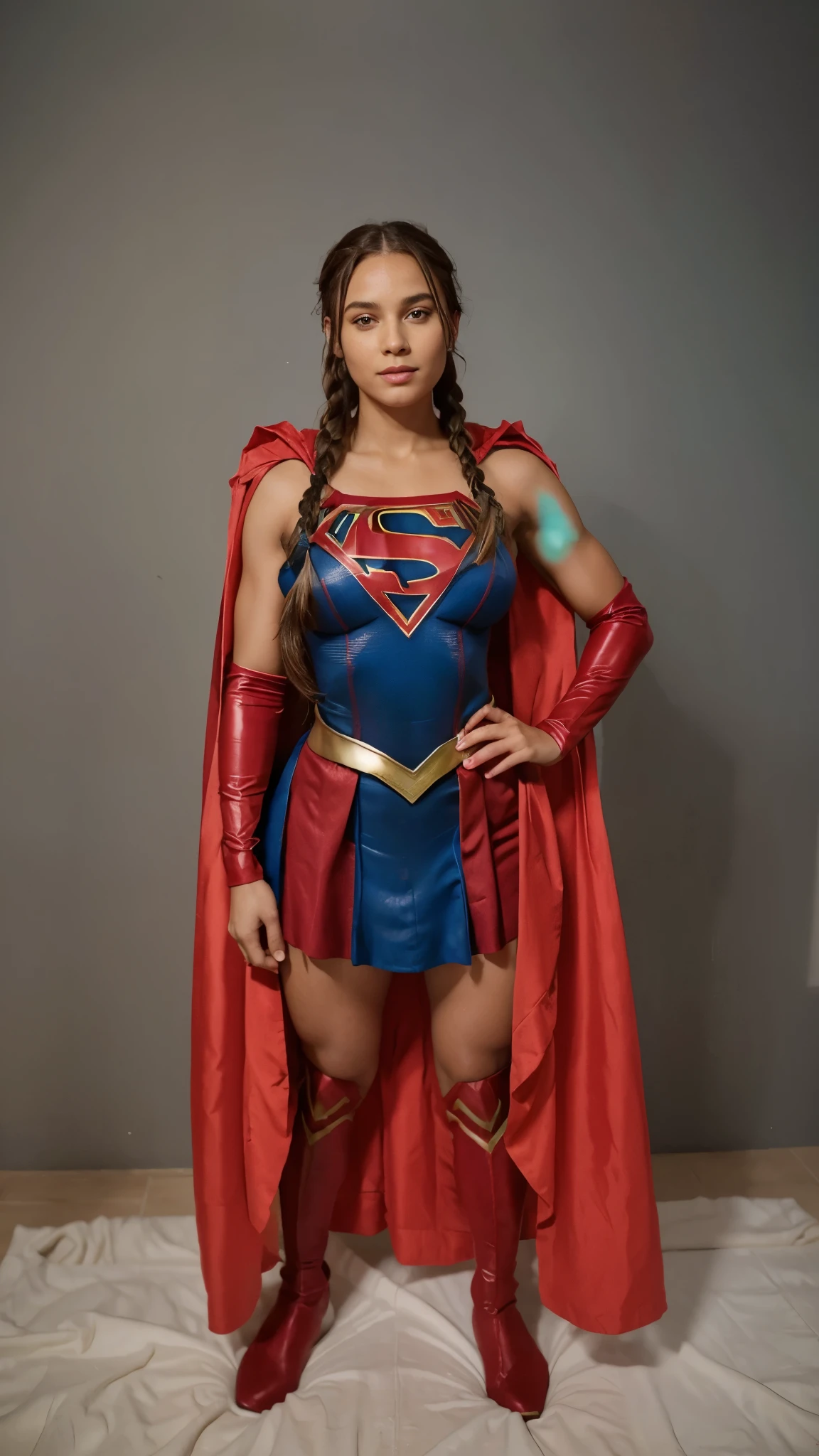 a Malayali super hero girl with wonder women costume