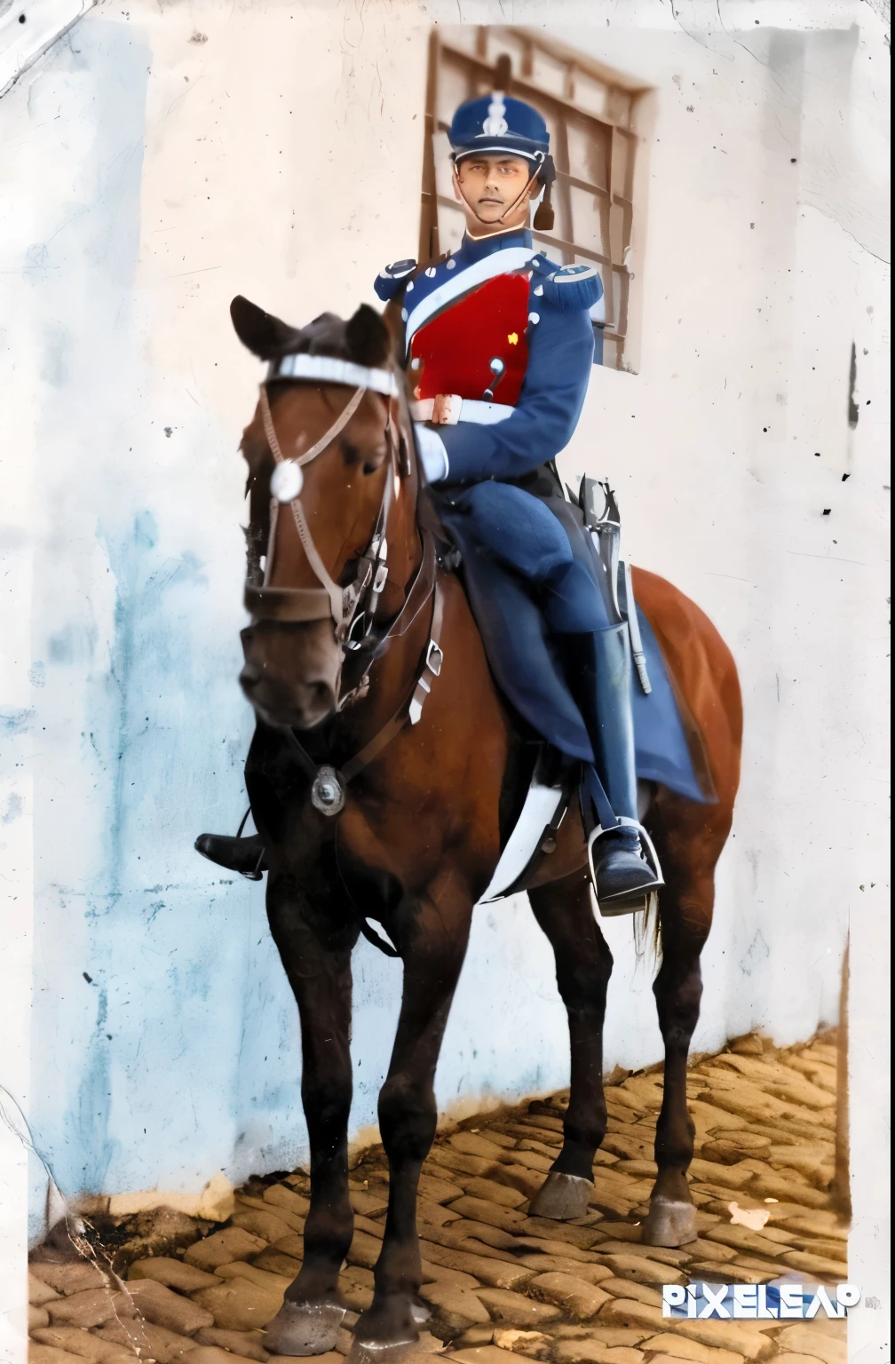 1 hombre regordete, Oficina,de pie, tiro de vaquero, illustration,color plano, fondo sencillo, bokeh,jp police,uniforme de policia,