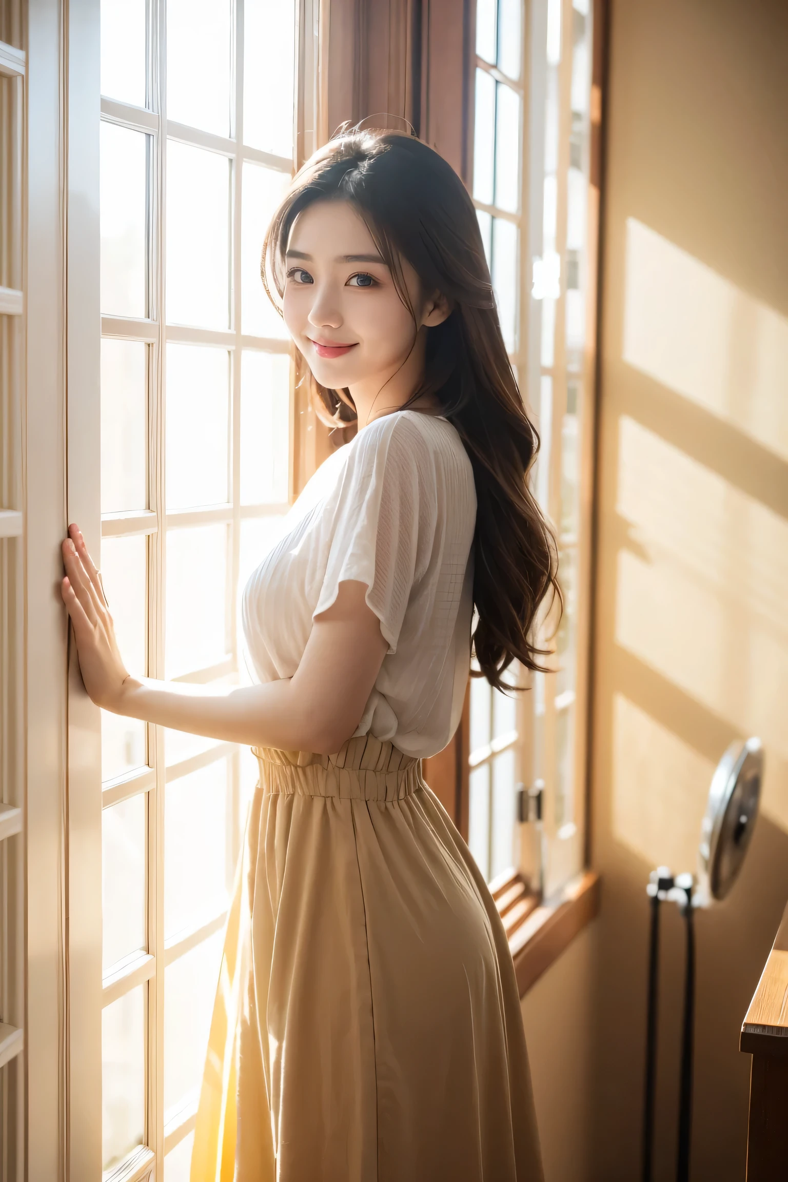 (Best quality:1.2),Ultra-detailed,Realistic,Portraits,Landscape,Beautiful girl in a garden,Soft lighting,Exquisite details,Colorful flowers,Golden sunlight,Graceful pose,Delicate features,Flowing dress,Serene expression,Long flowing hair,Mystical atmosphere,Autumn colors,Subtle shadows,Blurred background,Fine textures,Artistic brushstrokes,Intense gaze,Ethereal beauty,Natural surroundings,Visual storytelling,Dreamlike quality,Peaceful ambiance,Natural poses,Warm hues,Play of light and shadows,Airy atmosphere,Natural sunlight,Immersive experience,Harmonious composition,Dynamic Energy,Natural beauty,Grace and elegance,Subtle nuances