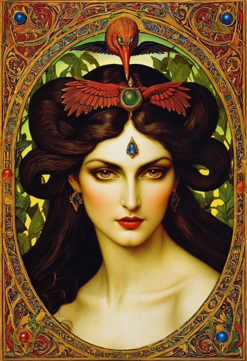 Lilith is a figure from Jewish mythology, often depicted as a female demon or night spirit. She appears in various ancient texts, including the Babylonian Talmud and the Alphabet of Ben-Sira. According to some interpretations, Lilith was Adam's first wife, created from the same earth as him, but she refused to submit to him and left the Garden of Eden. She is sometimes associated with the seduction of men and with nocturnal demons that prey on children and women in childbirth. Over time, Lilith has been interpreted in different ways, sometimes as a symbol of independence and feminism, and other times as a representation of evil and chaos.