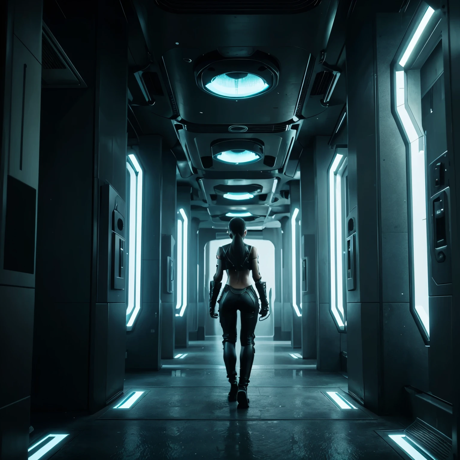 an art inspired by the difficulty of passing a level in a video game. Futuristic style.