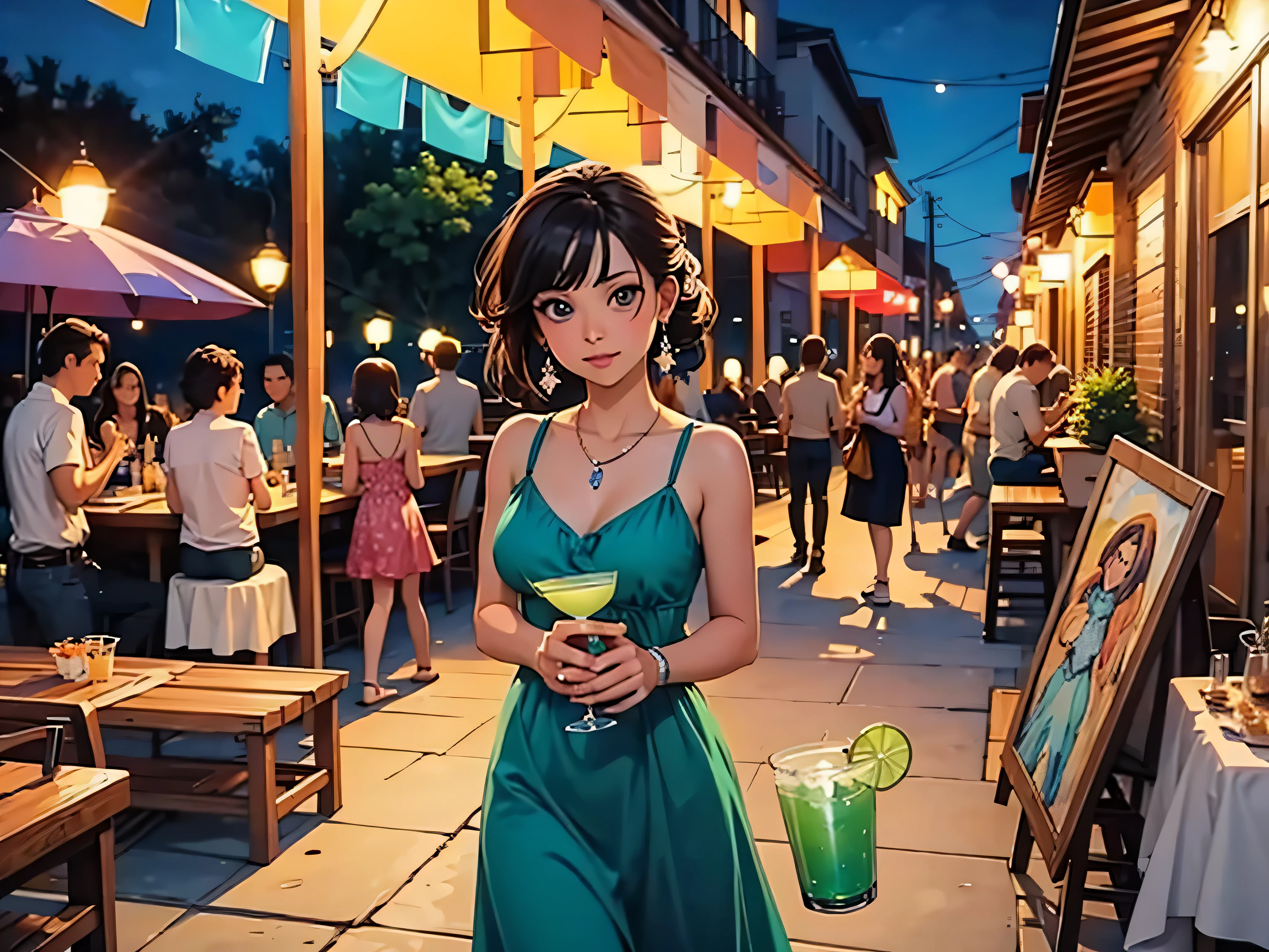 Margarita night out painting