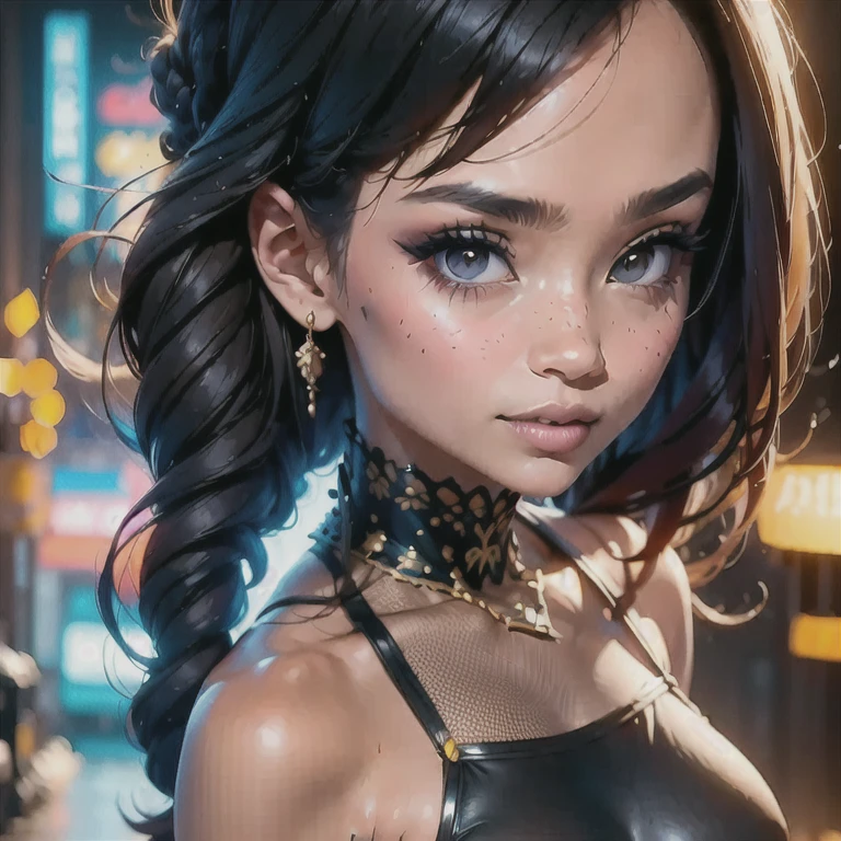 (masterpiece, best quality:1.2), 1girl, 18 year old girl, (The lighting must be perfect: 1.5), with high cinematic luminosity and increased twilight. The image must be of very high quality, with photorealistic rendering, ultra-high resolution and 8k image quality. Octane rendering techniques such as photon mapping, radiosity, and physical rendering with automatic white balance should be used. The image should convey a sense of technology and resemble a masterpiece of illustration and art. There must be elements of unity such as wallpaper and official art. The composition must present incredible details, delicacy and extreme beauty, sharply focused and highly detailed.
