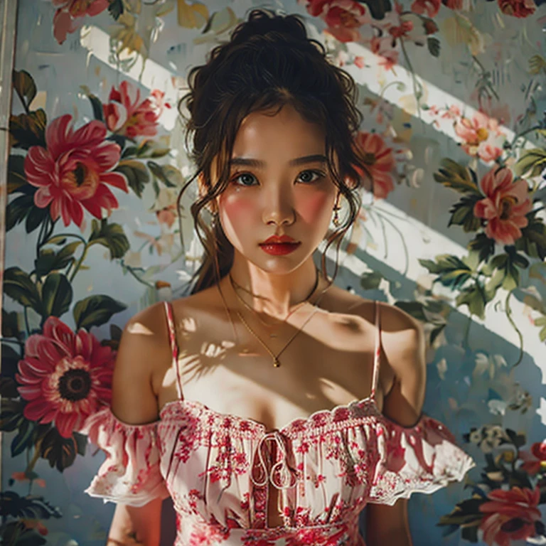 (masterpiece, best quality:1.2), flower girl