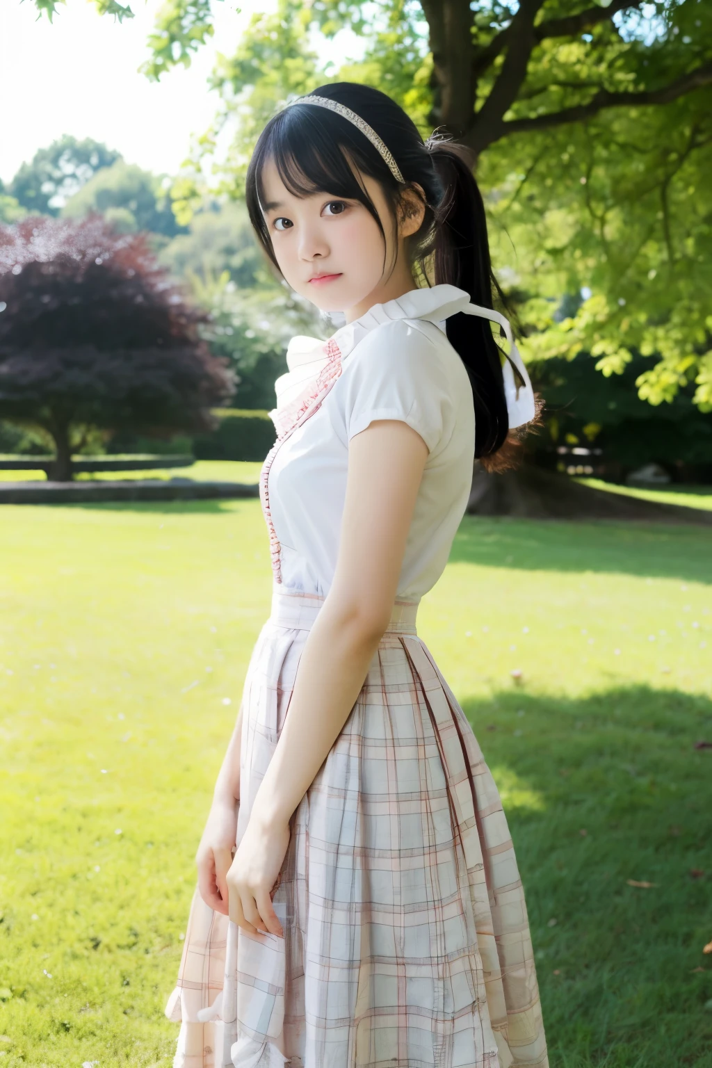 Beautiful illustration、top-quality、超A high resolution、Professional、Cute girl s、a juniorirt by the、dance