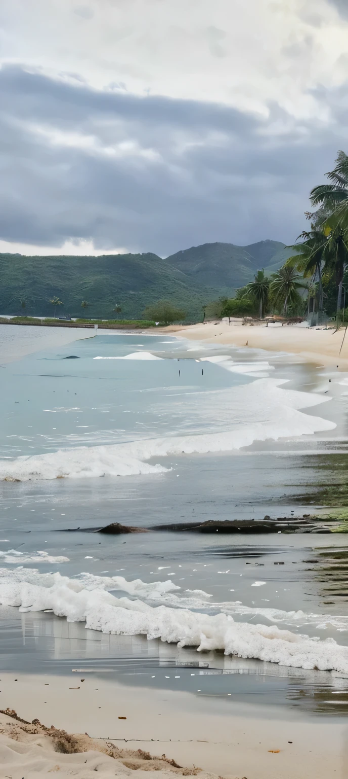 plage de sable blanc,
