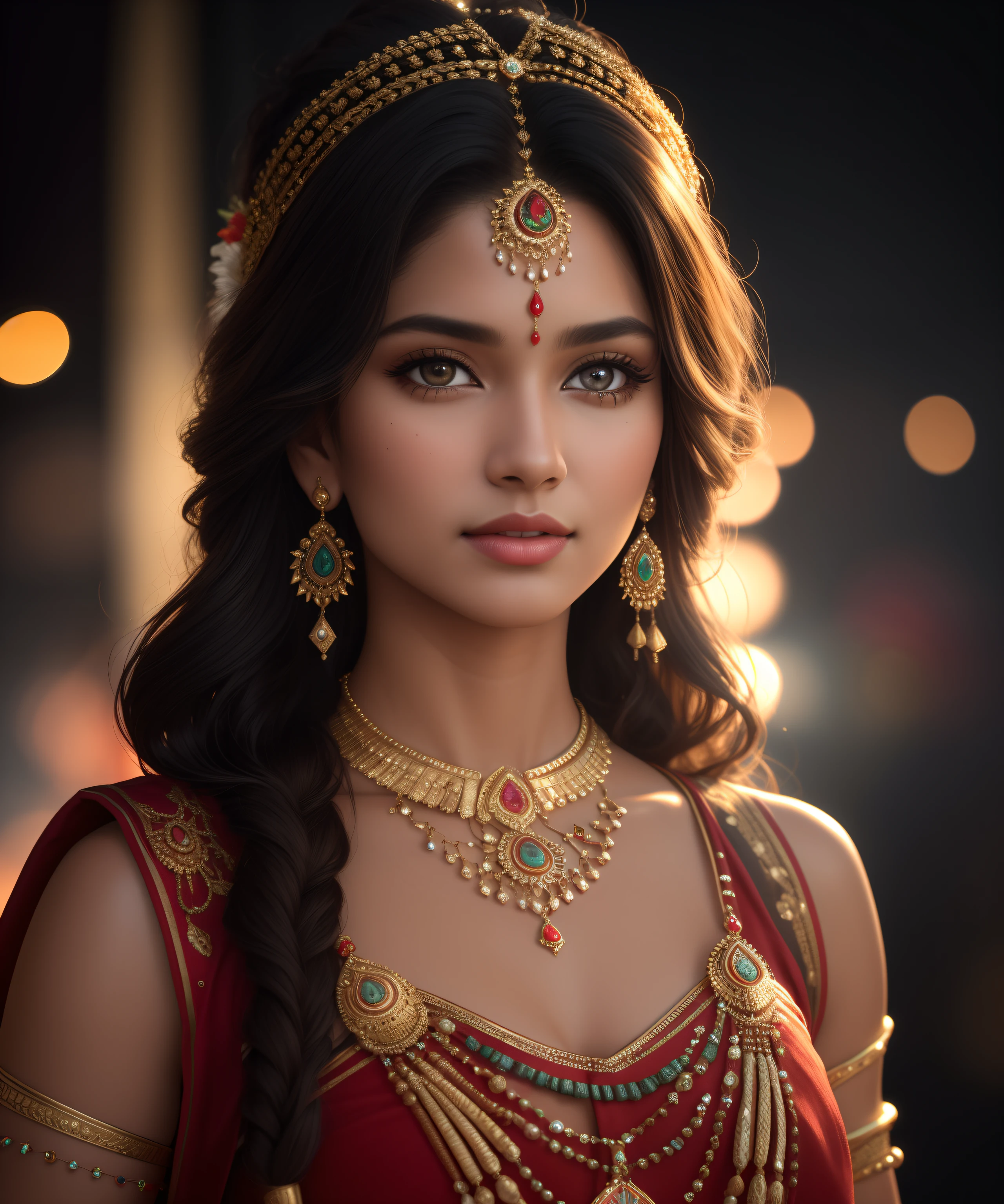 best quality, masterpiece, highres, indian hot dress,hair ornament,necklace, jewelry,Beautiful face,upon_body, tyndall effect,photorealistic, dark studio, rim lighting, two tone lighting,(high detailed skin:1.2), 8k uhd, dslr, soft lighting, high quality, volumetric lighting, candid, Photograph, high resolution, 4k, 8k, Bokeh,