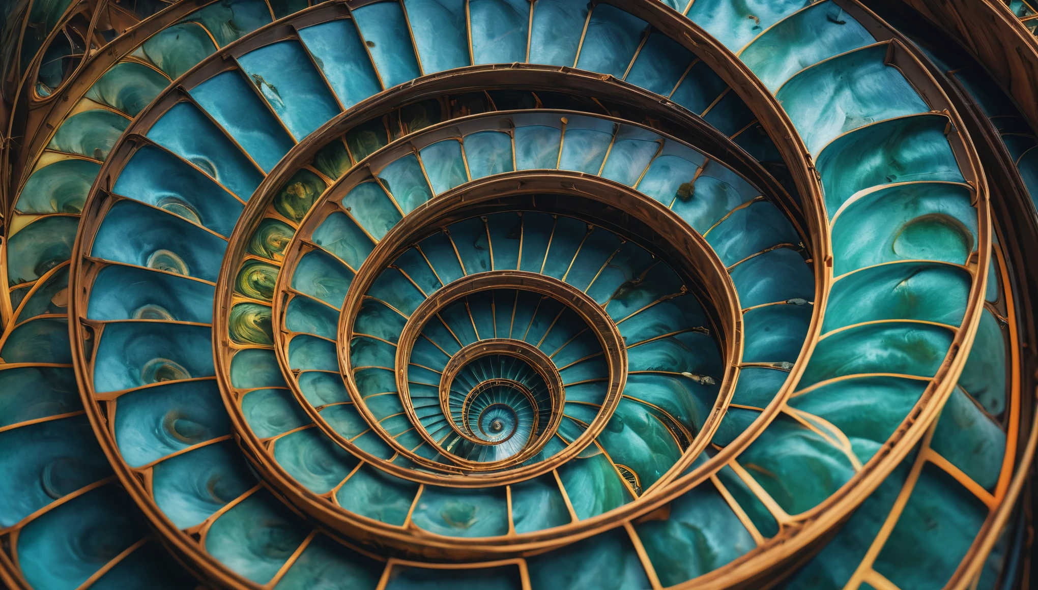create an image demonstrating the style of ((Fibonacci Sequence)) style, hyper realism, 8k high definition, vibrant colors, sharp focus, insanely detailed