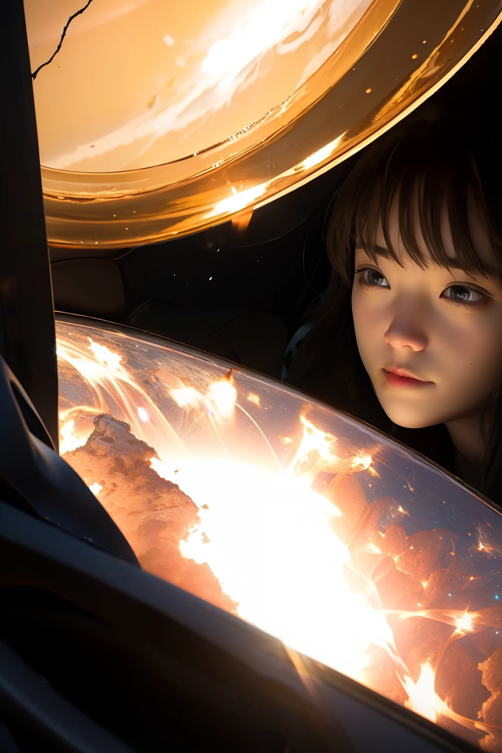 gold,Daydreaming,space