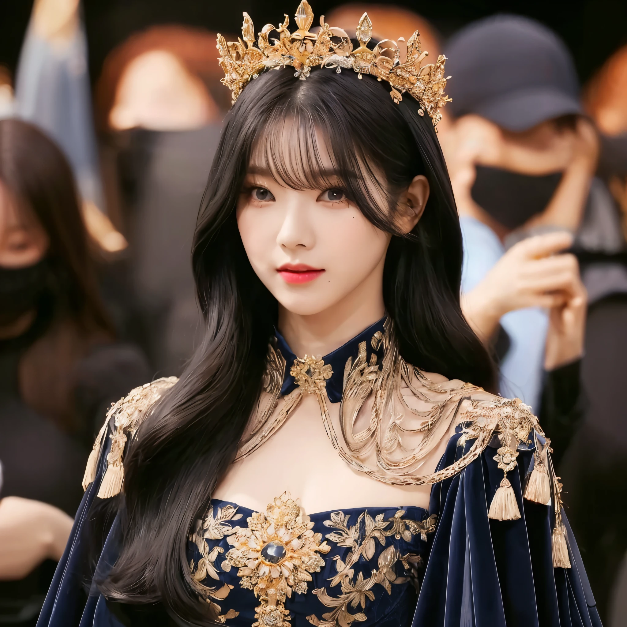 Un primer plano de una Chica con el pelo largo y de color negro, Karina de AESPA, Retrato de Karina de AESPA, Karina de AESPA, con el maquillaje coreano popular
Wonyoung de IVE, Retrato Karina de AESPA, Tono de piel palida, Karina de AESPA, con el maquillaje coreano popular