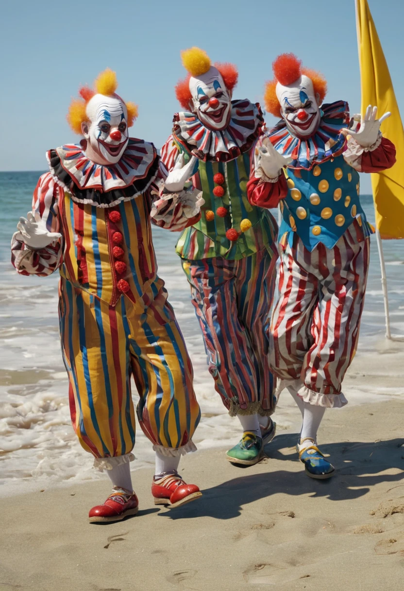 beach gathering by JB, best quality, masterpiece, Representative work, official art, Professional, Ultra intricate detailed, 8k