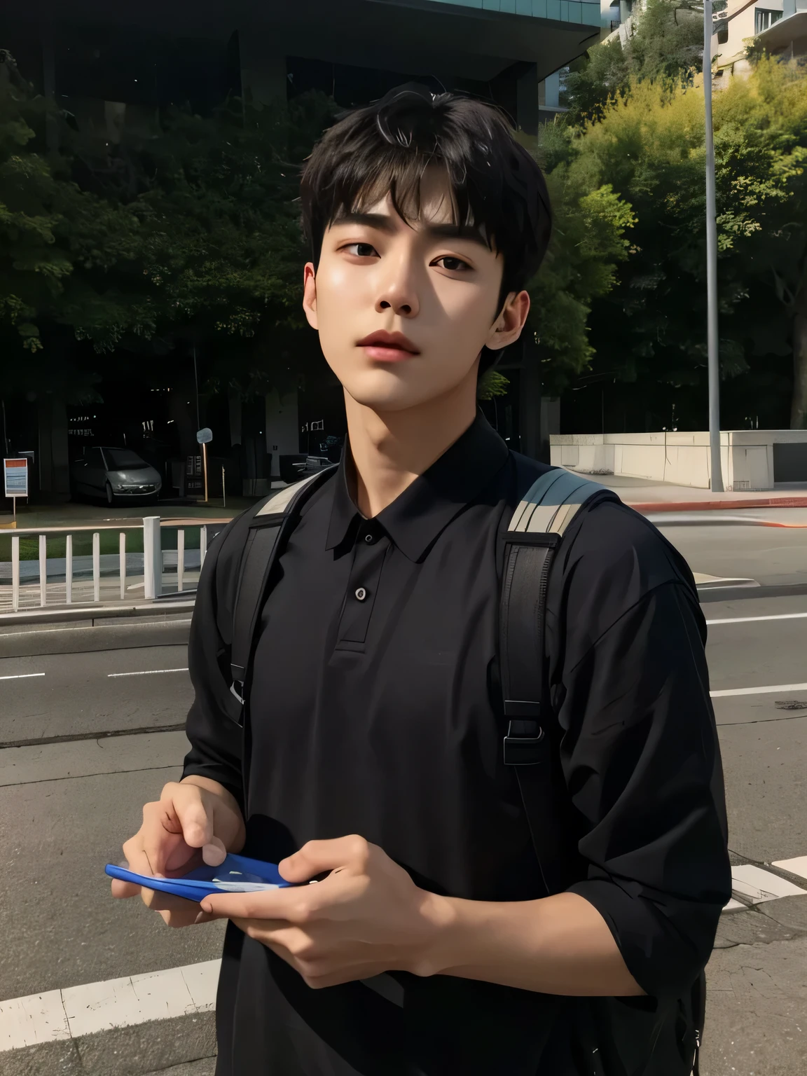 real handsome guys,Delicate and realistic facial expressions,South Korea,20 year old man,short hair,neat face,South Korea男士,handsome face,