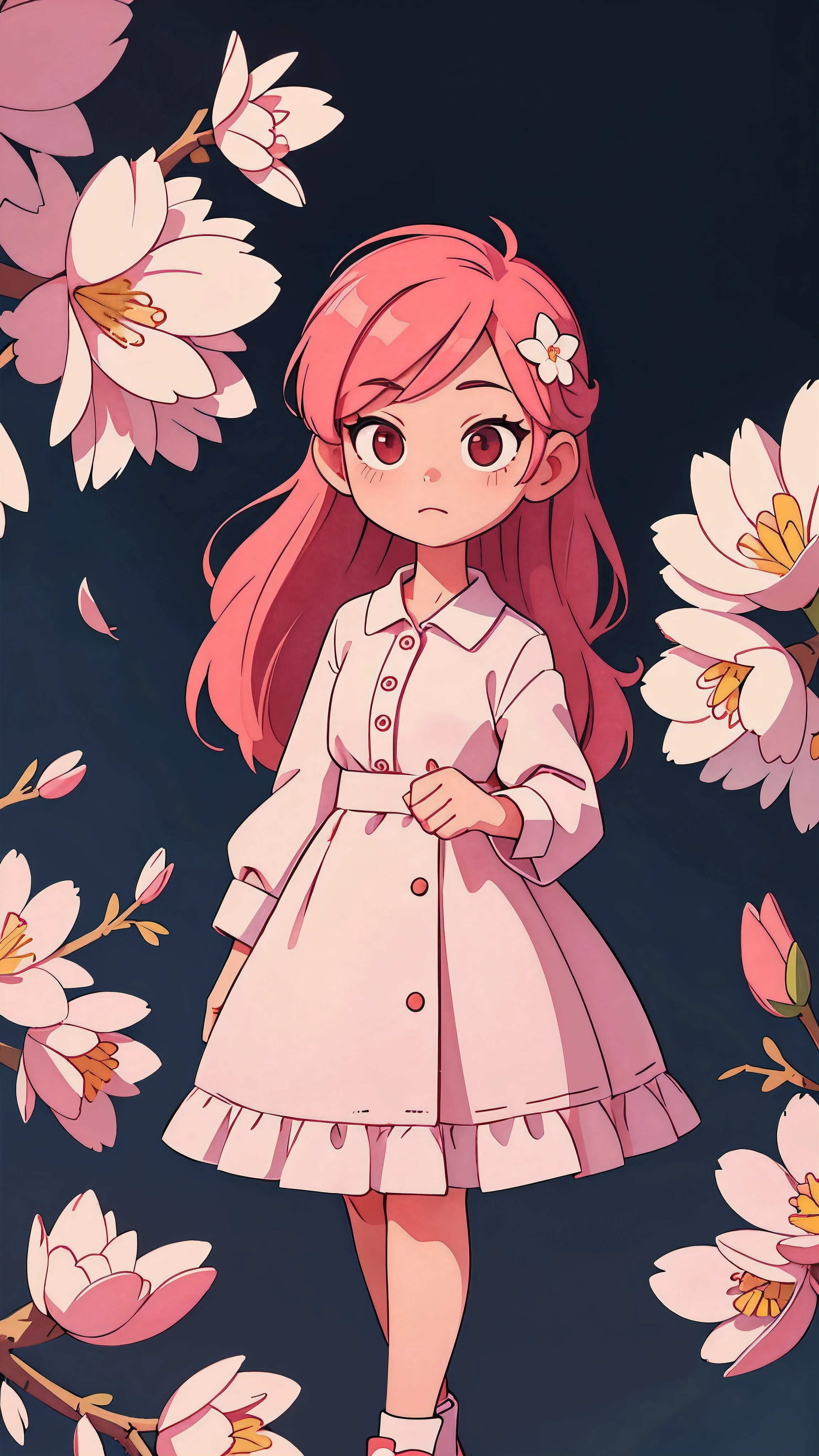 full image, High resolution and high contrast, simple,Cherry blossoms