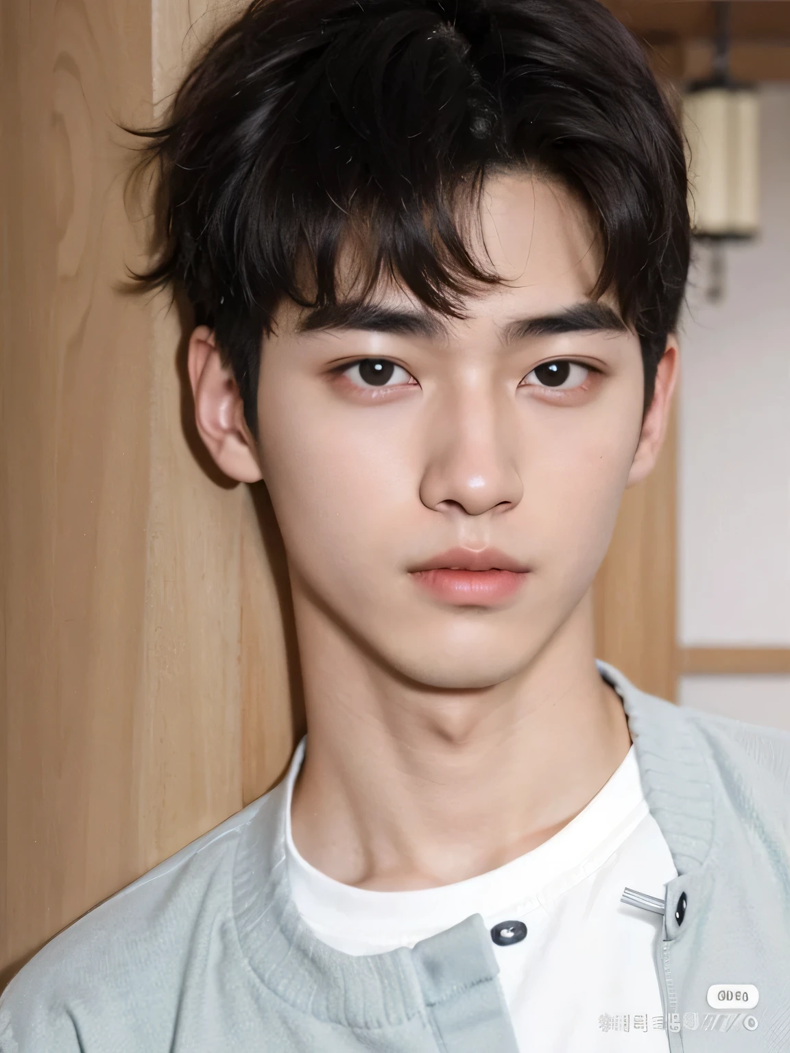 real handsome guys,Delicate and realistic facial expressions,South Korea,20 year old man,short hair,neat face,South Korea男士,handsome face,