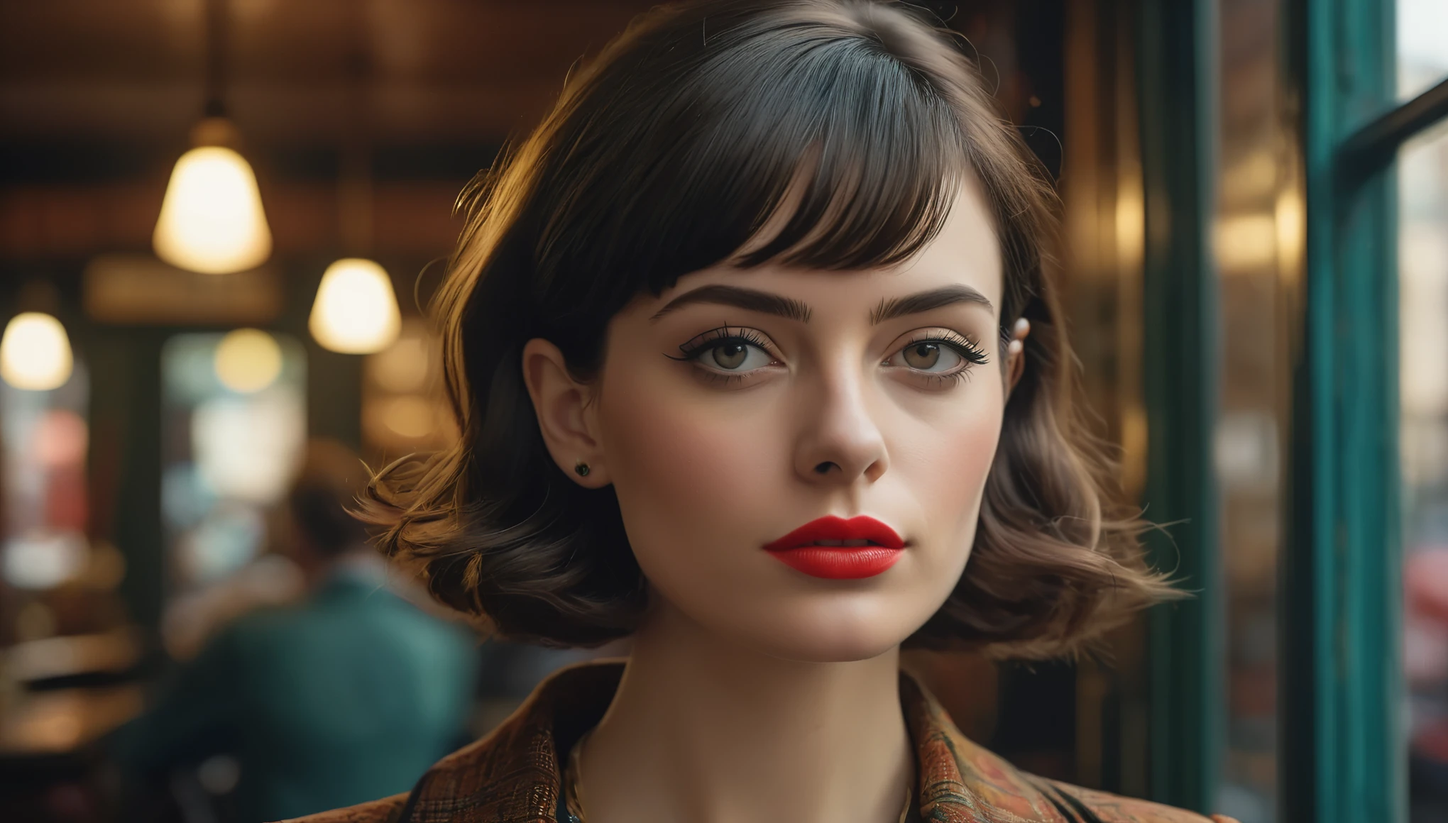 create an image demonstrating the style of ((Gamine)) style, hyper realism, 8k high definition, vibrant colors, sharp focus, insanely detailed