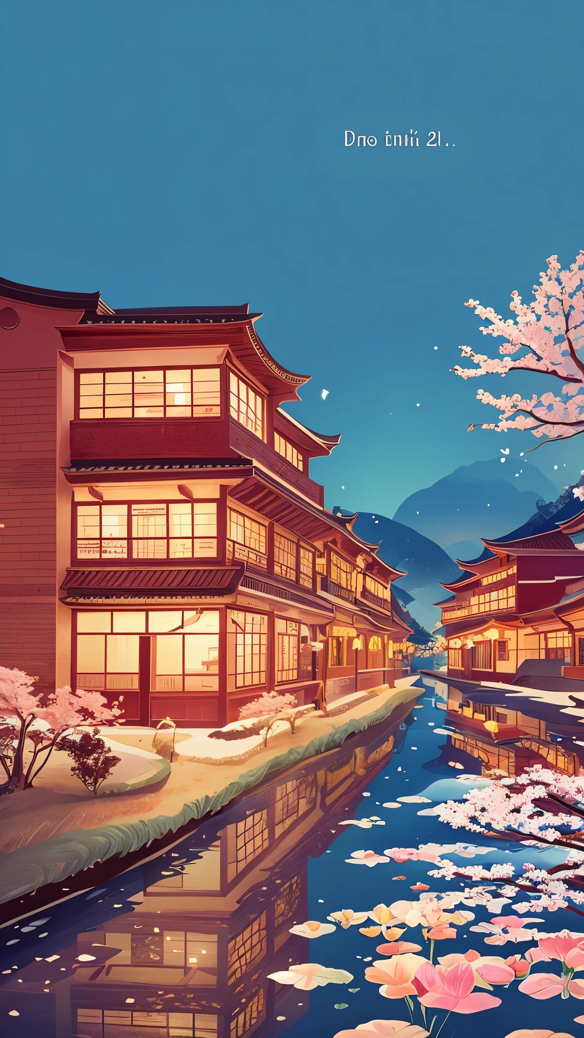 wall art full image, High resolution and high contrast, simple,Cherry blossoms