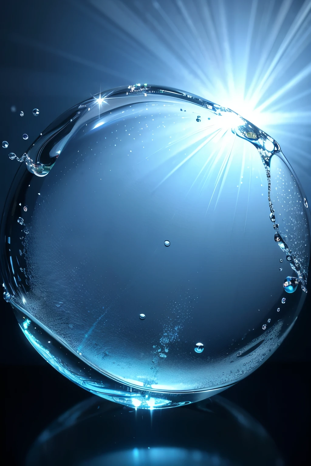 RAW, Best quality, high resolution, masterpiece: 1.3), Bubbles Floating in Water, Masterpiece, Soft and forgotten, Realistic, 1scene, Detailed reflections, Sparkling surface, Translucent bubbles, Dynamic motion, Captivating, Tranquil, Peaceful, Serene, Gentle dance, Nature's delight, Calming, Soothing, Refreshing, 3D Octane rendering, ray tracing, super detailing viewer, close-up, Particle effects, Volumetric lighting, Shadow play, Ambient lighting.

Bubbles floating effortlessly in the crystalline water, their soft and forgotten shapes captiv