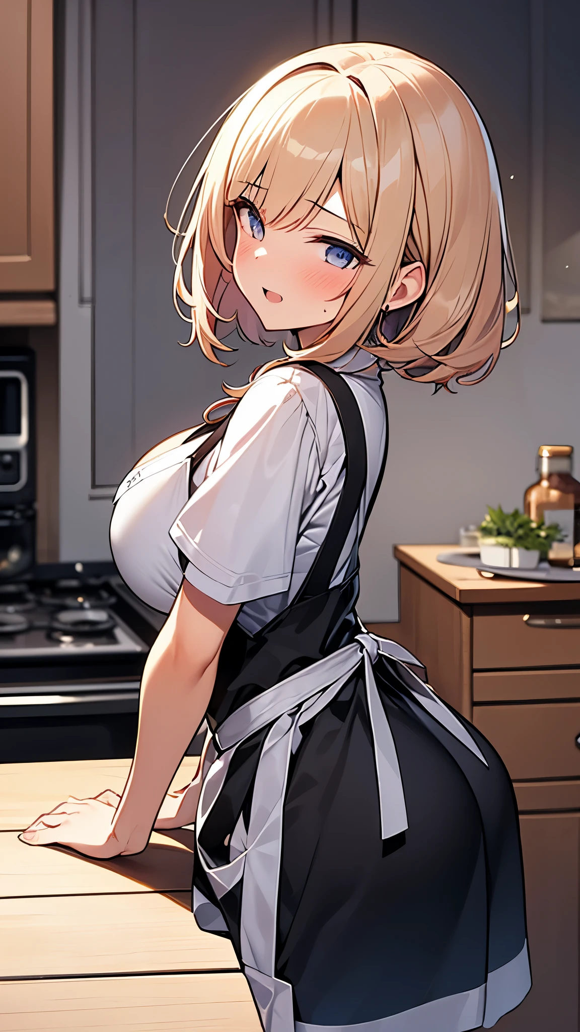 score_9,score_8_up,score_7_up,,derpibooru_p_95, twitch, twitch \(Rainbow Six Siege\), twitch elite maquis \(Rainbow Six Siege\), horny breath, smiling, open mouth, big breasts, petity body, thick thighs, huge natural teardrop breasts, large breasts, maid outfit, maid skirt, curvy body, standing blush, embarrassed, embarrassed look, skin, sweaty, slutty clothes,ass, ass focus, tight ass, lace panties, pussy juice, leaning on table, panties around knees, pulled down panties, side view, glowing pink eyes,