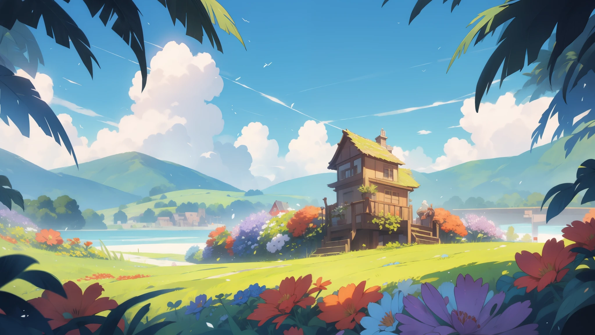 Sea of flowers