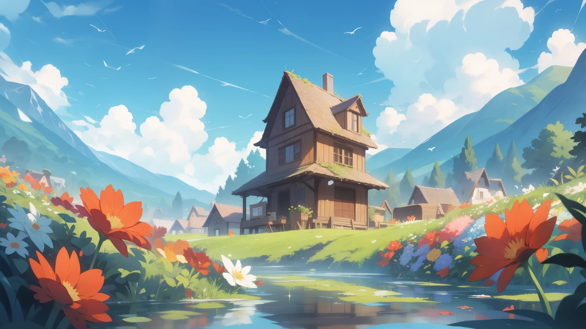 Sea of flowers